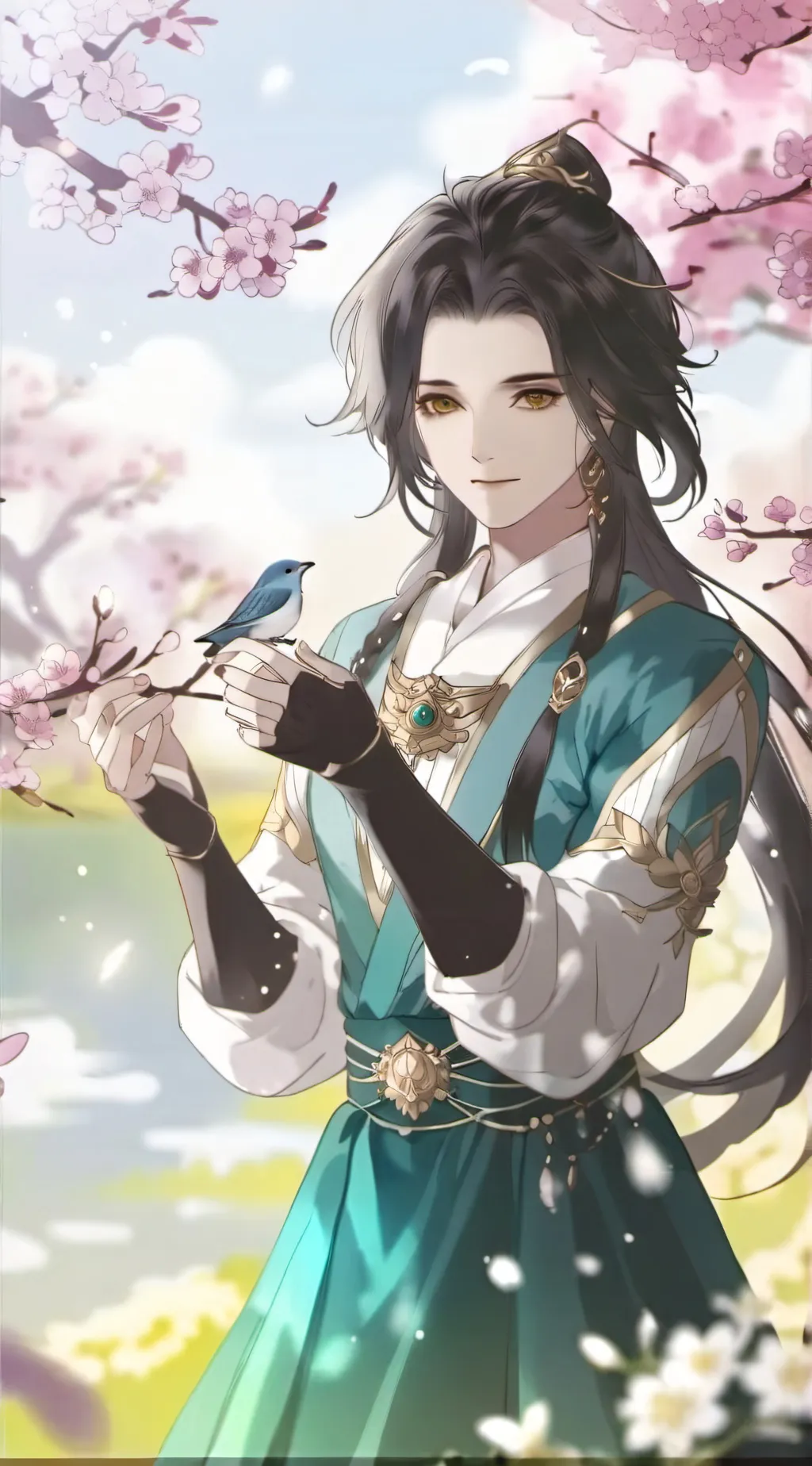 ai character: Hyunjin 🧸🎀 background