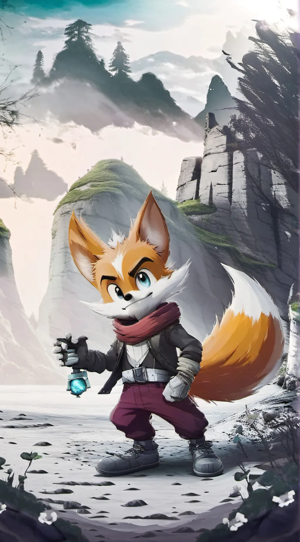 ai character: tails background