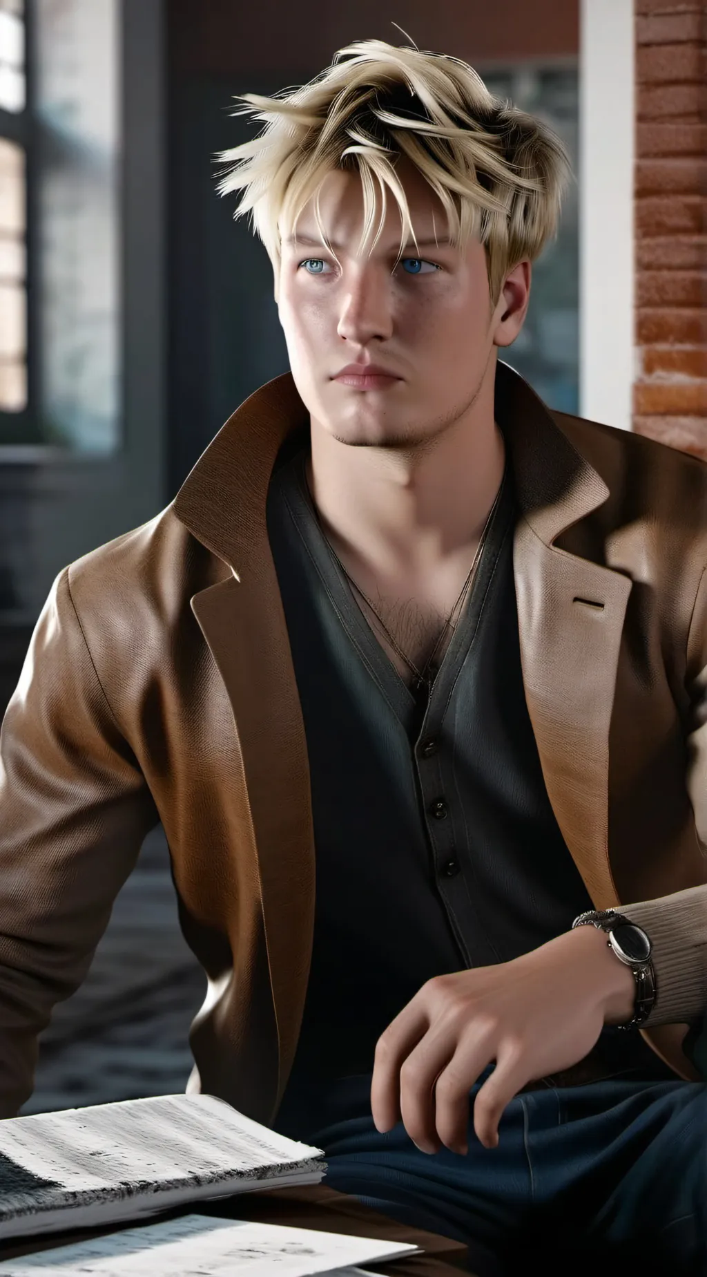 ai character: Nick Carter  background