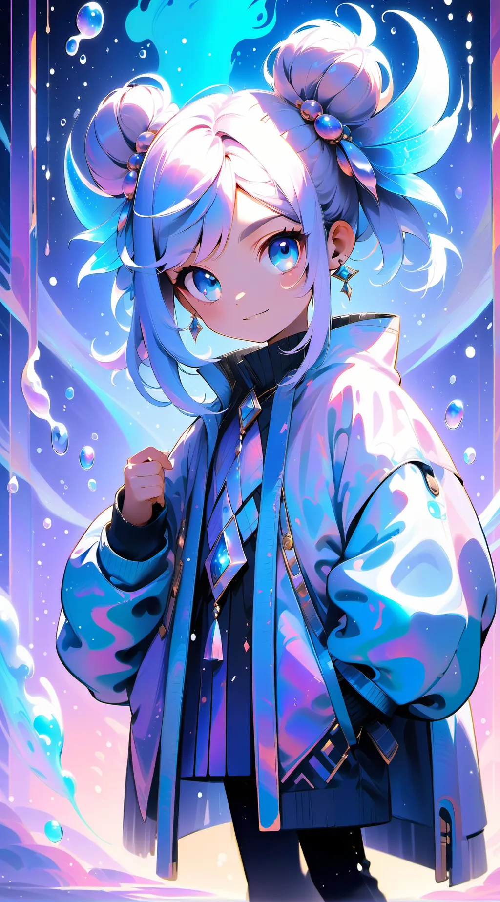 ai character: Uzi background