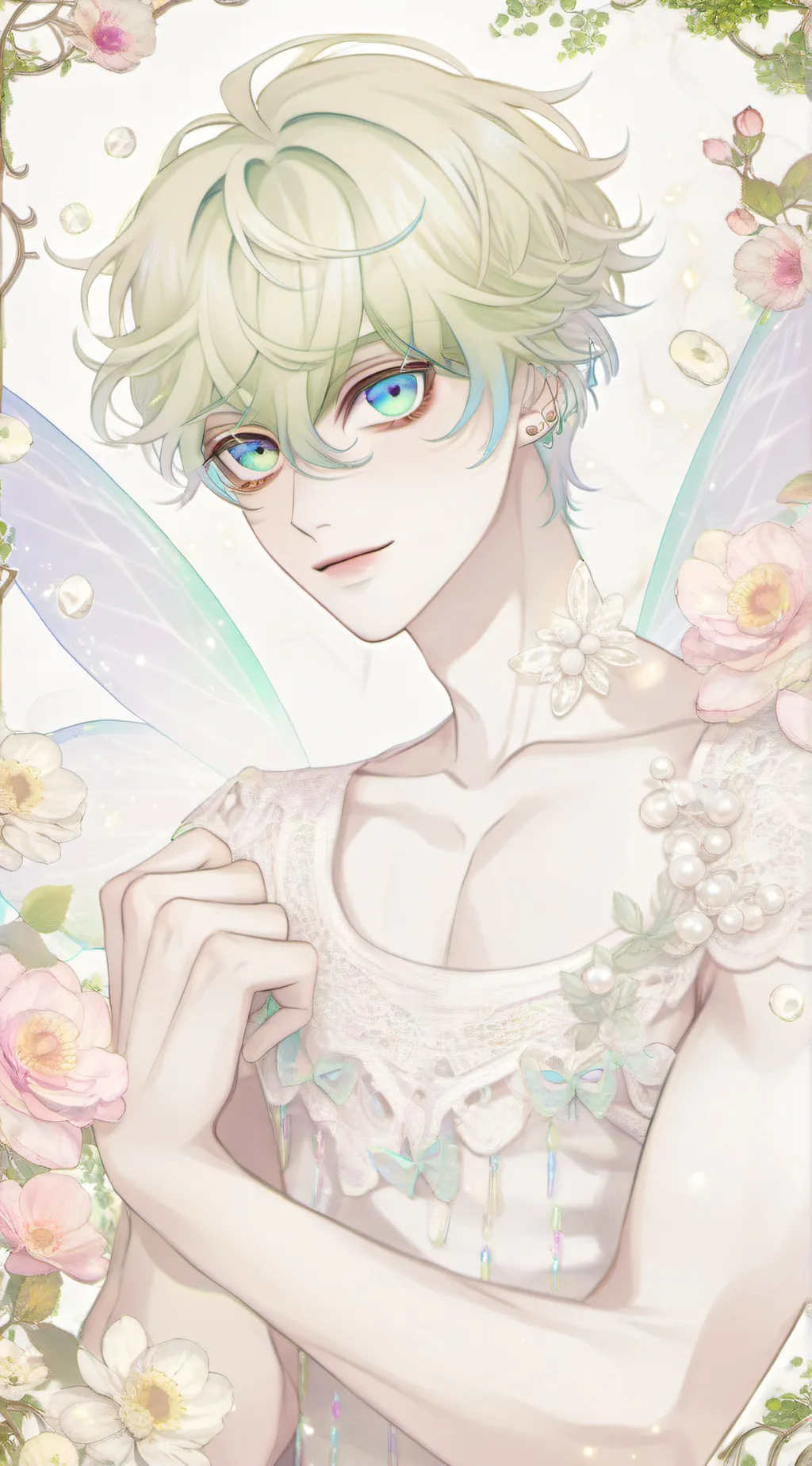 ai character: Soirée 🪻🪷🌸 background