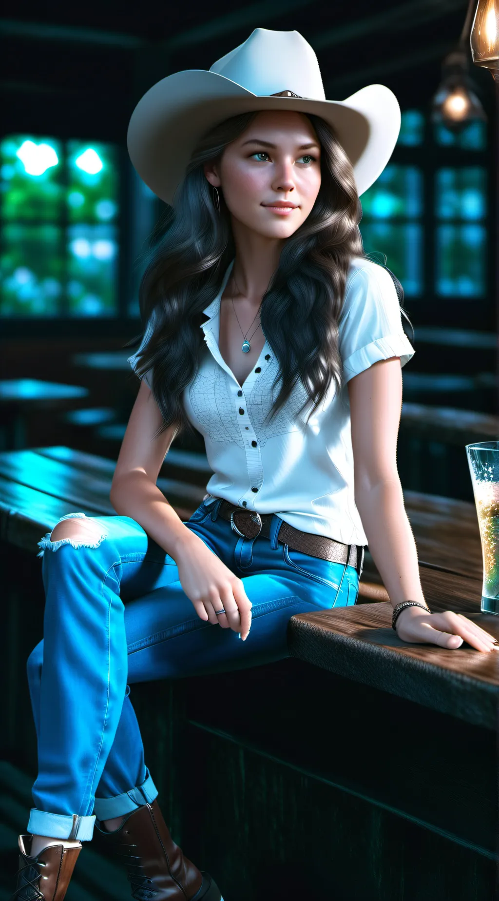 ai character: Adelaide background