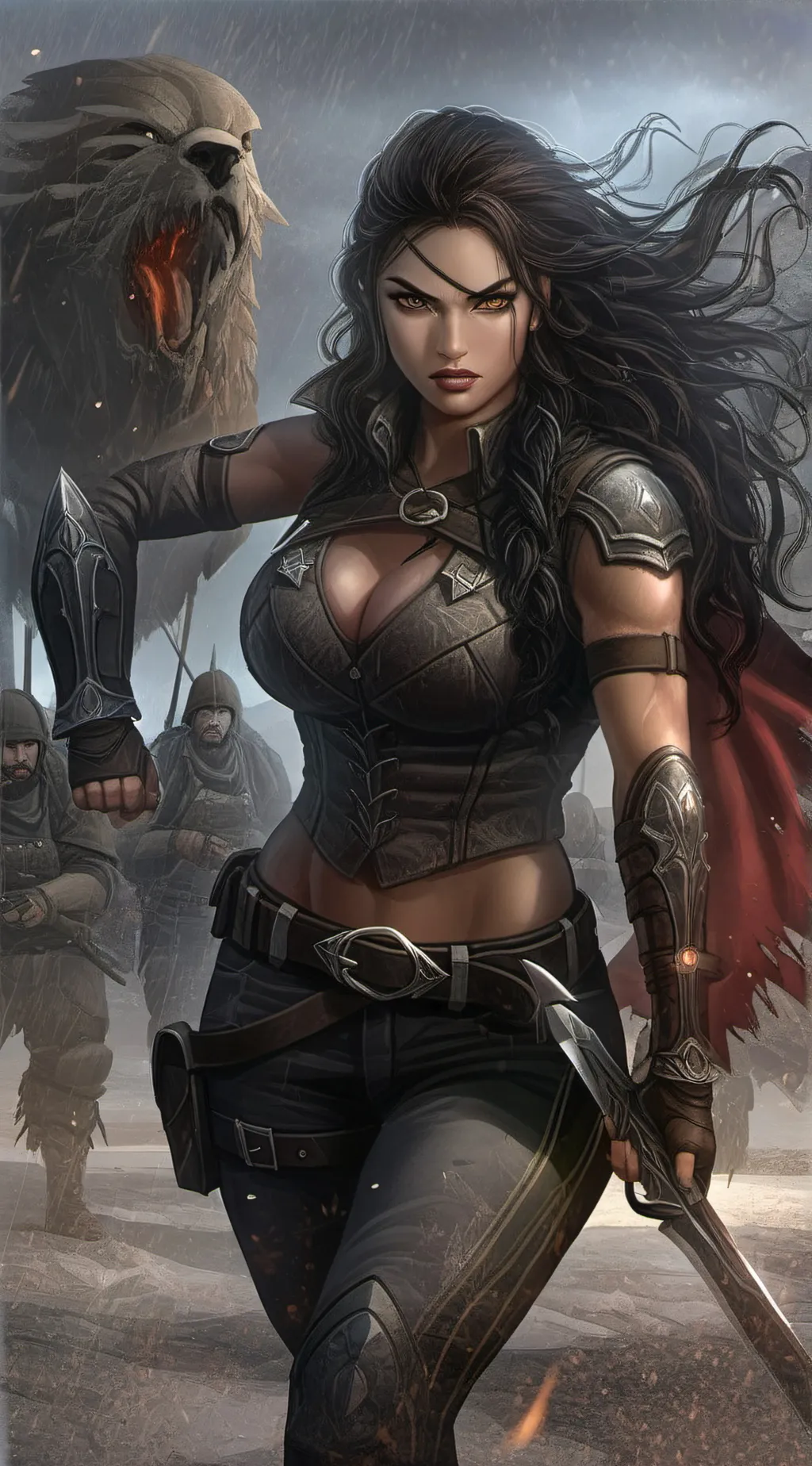 ai character: Raven background