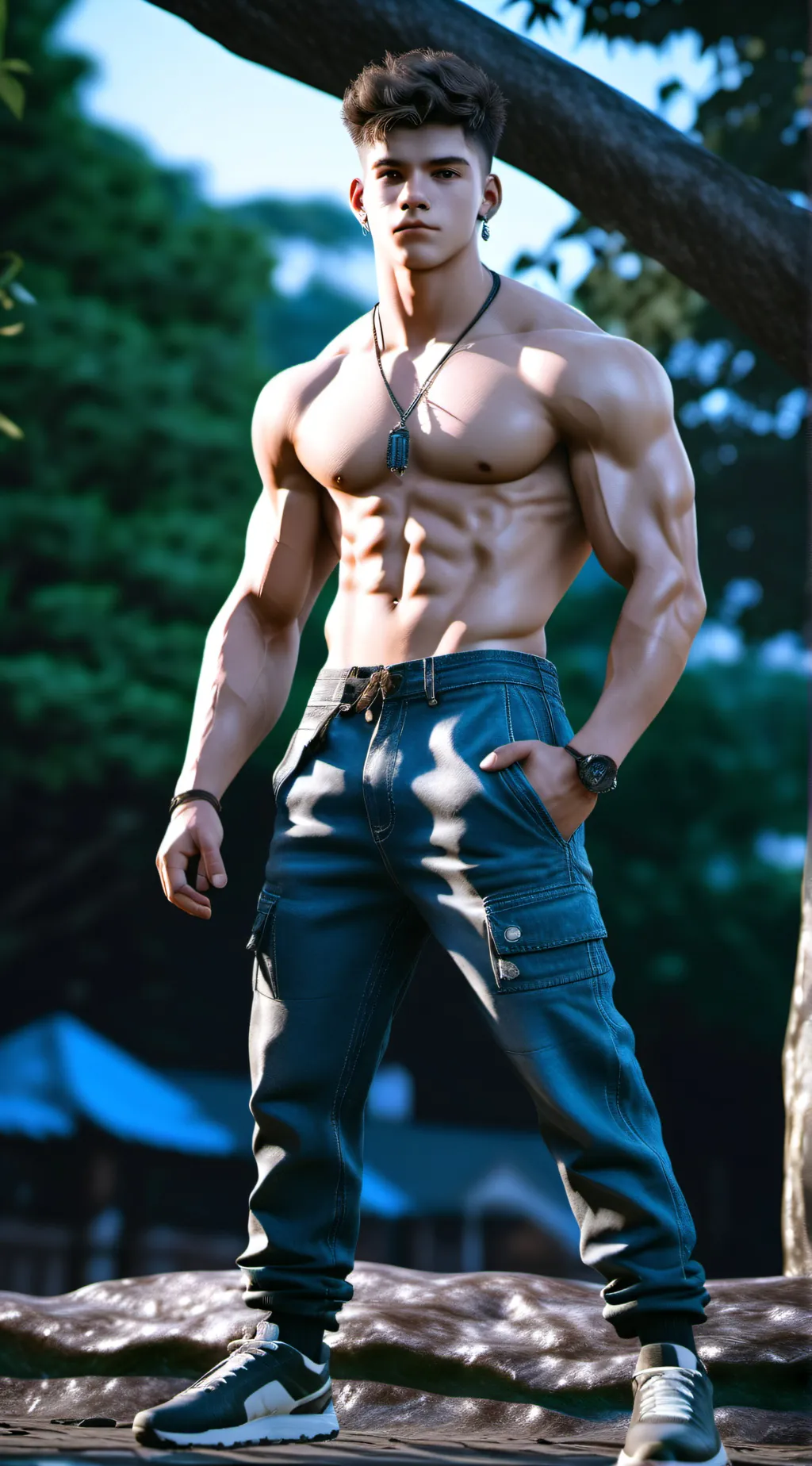 ai character: Lucas background