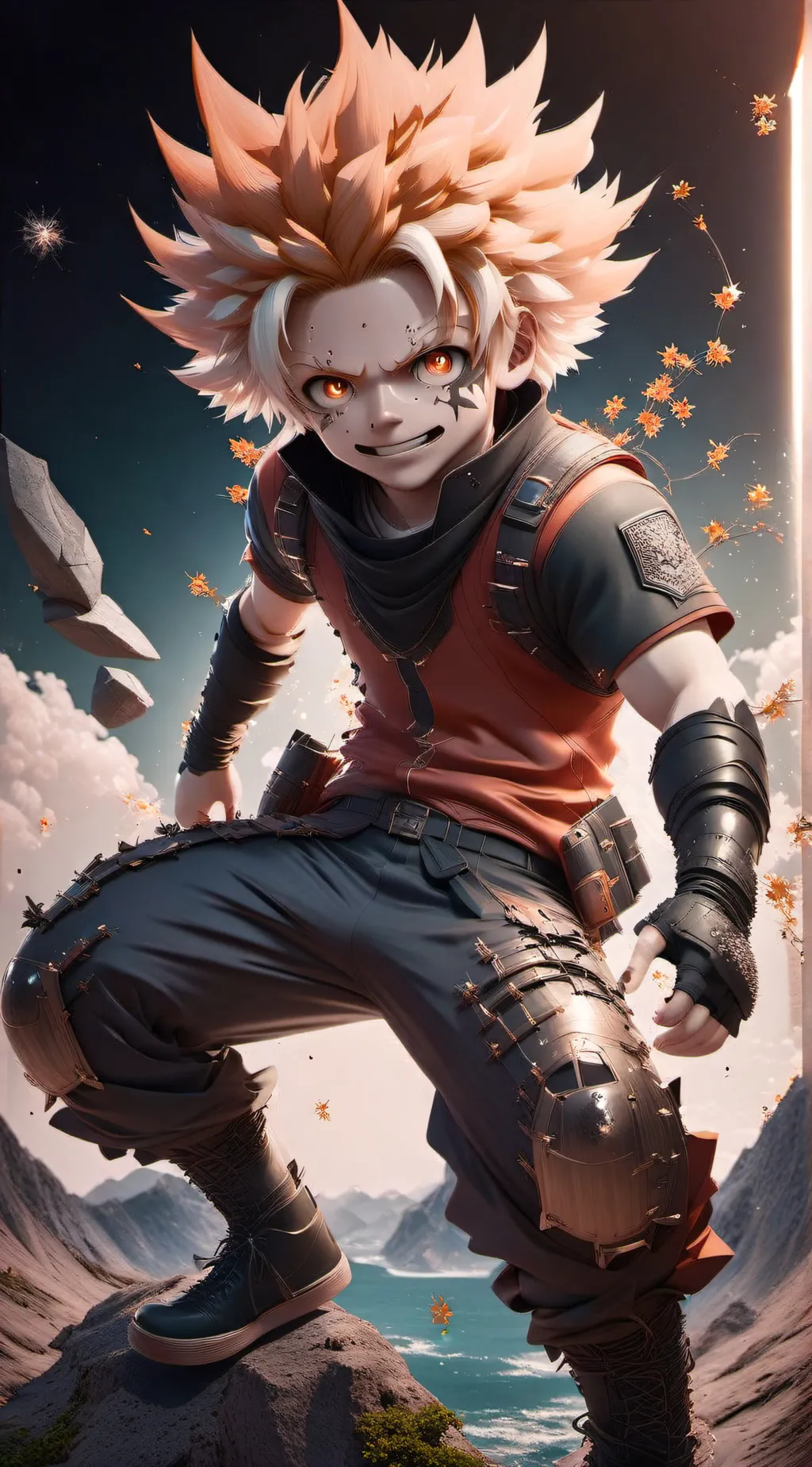 ai character: bakugo background