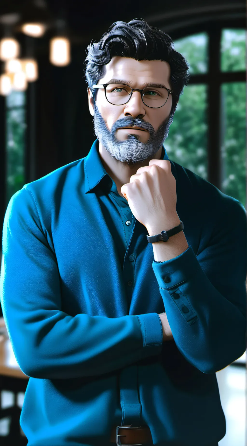 ai character: Allen background