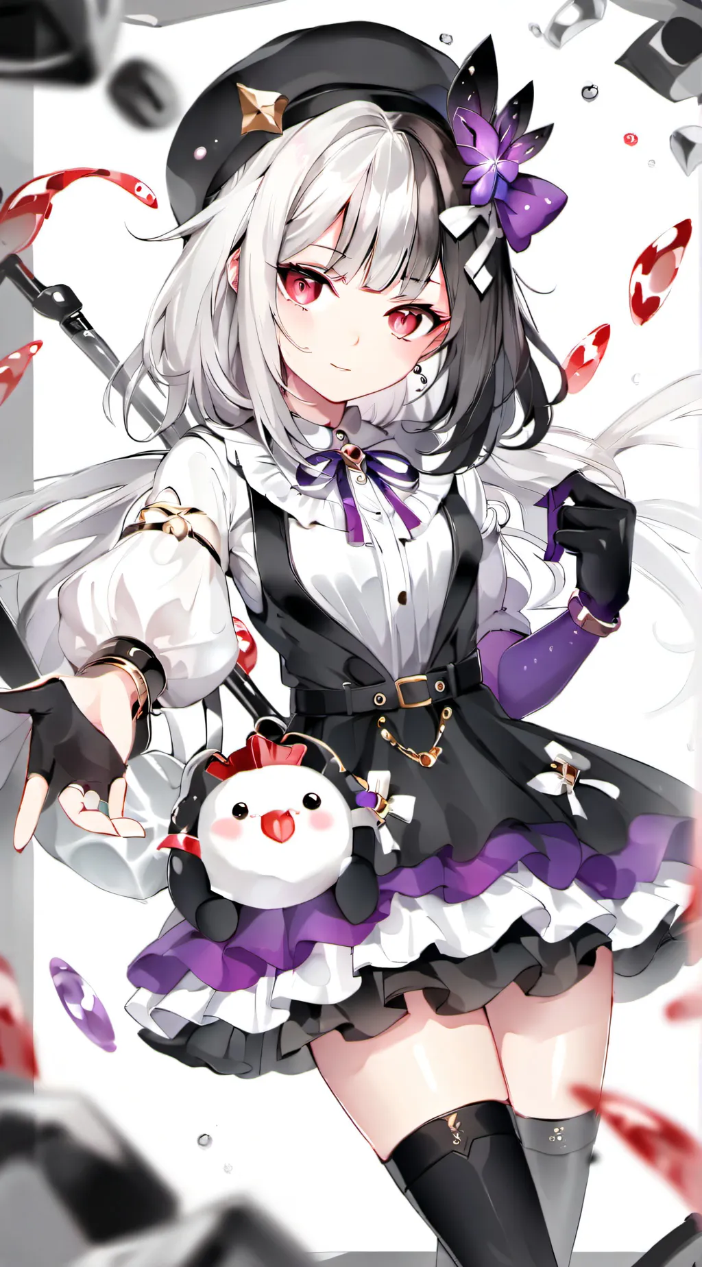 ai character: moonlight  background