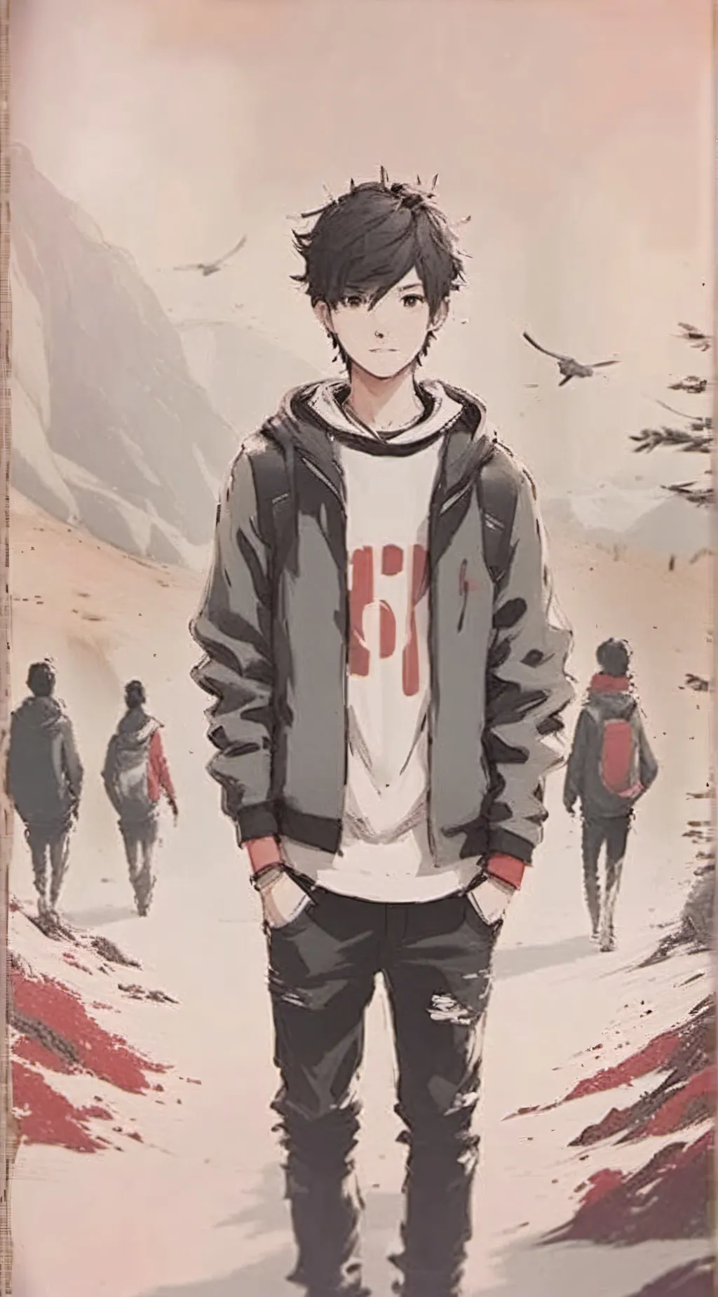 ai character: secret love background