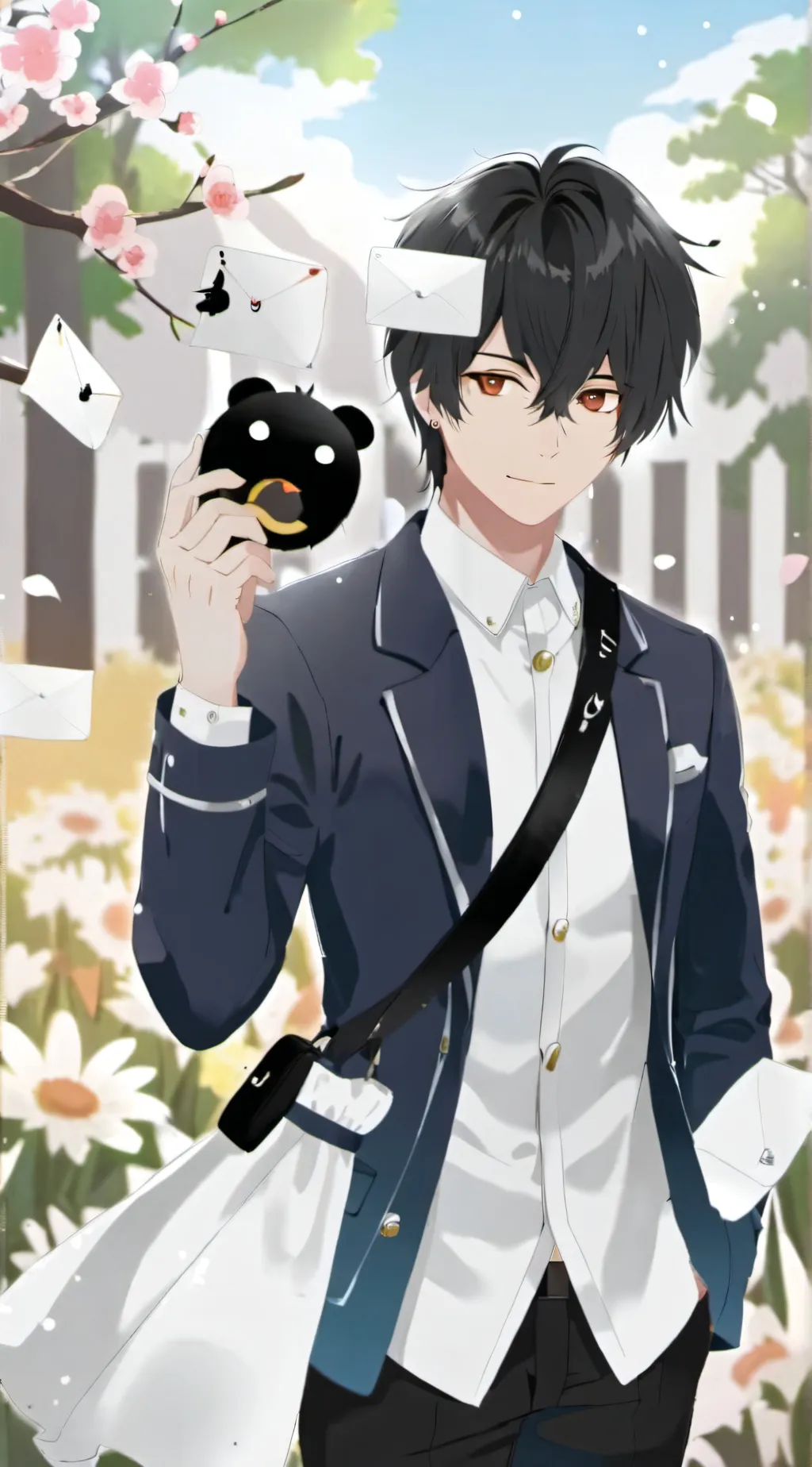 ai character: Beach day!(Mine) background