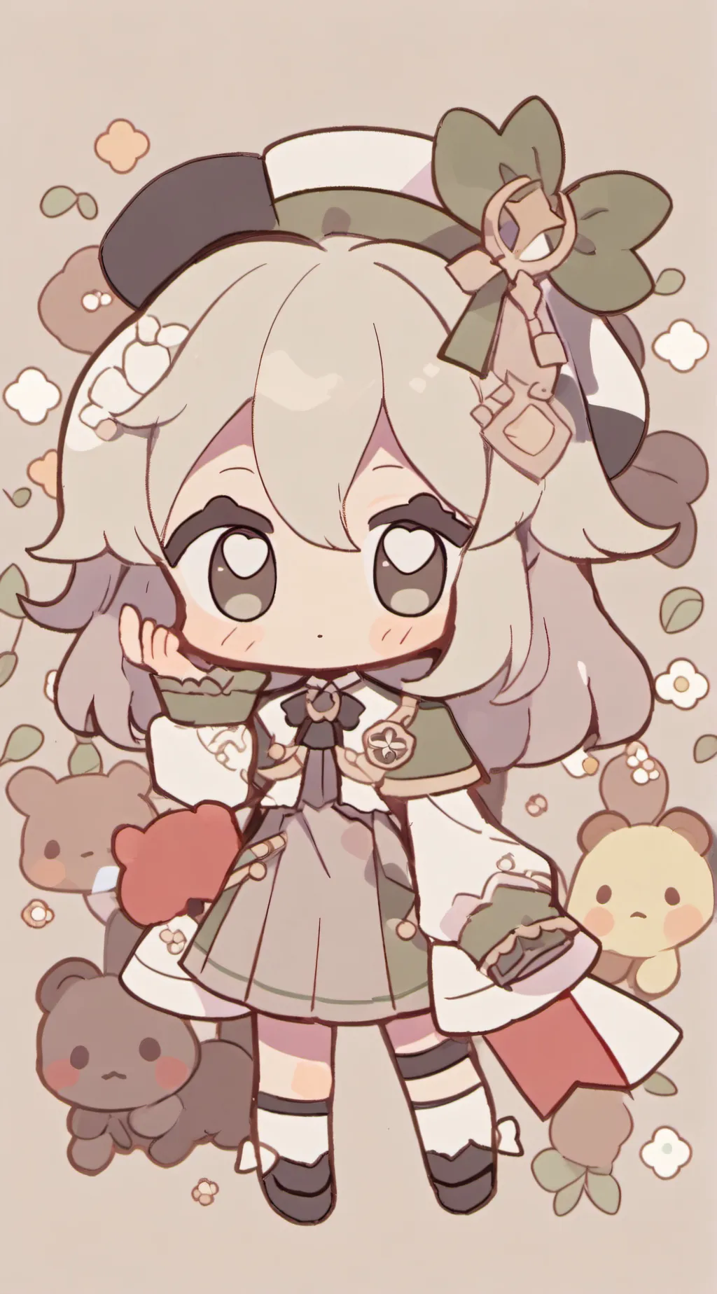 ai character: brainrot kid background