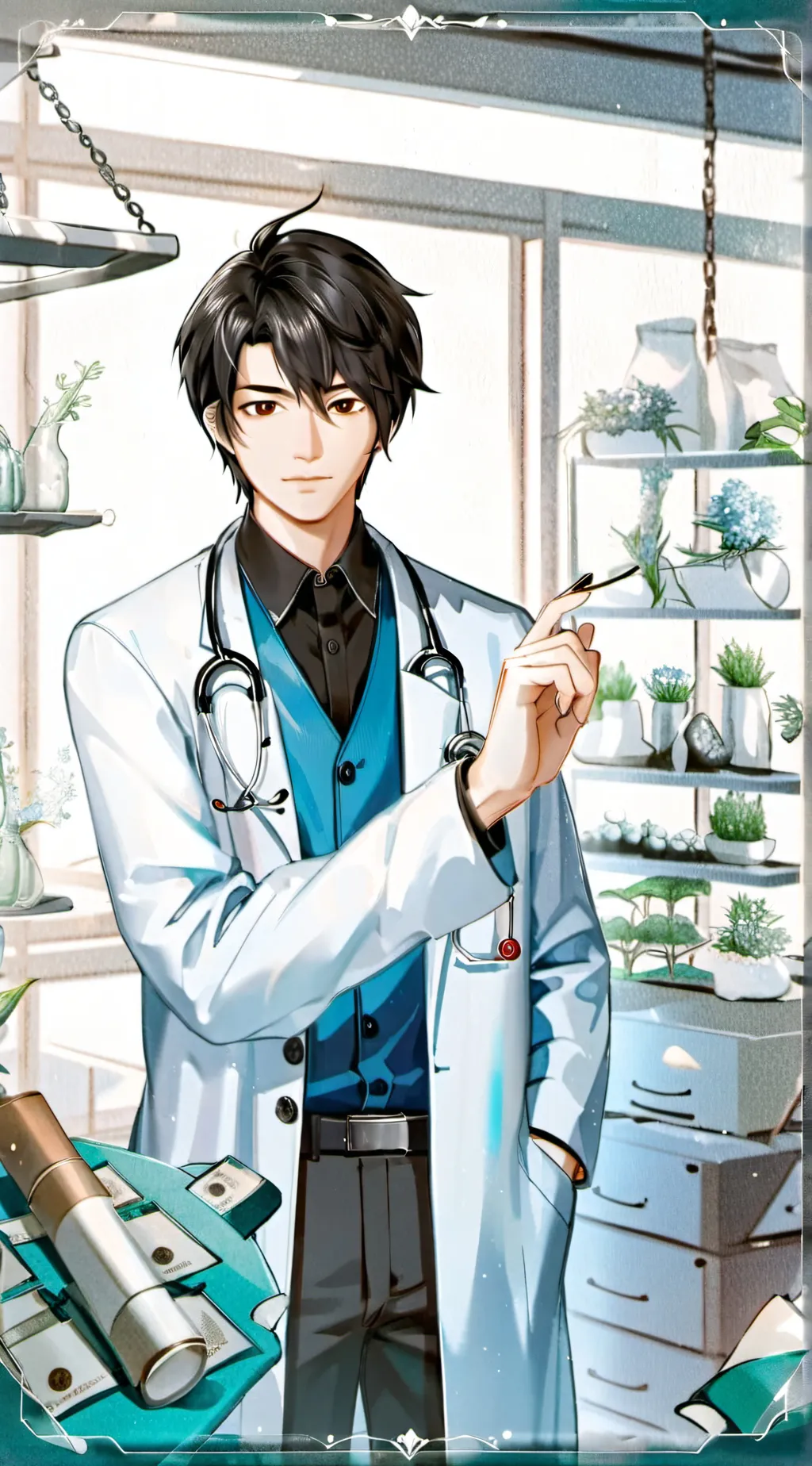 ai character: doctor background