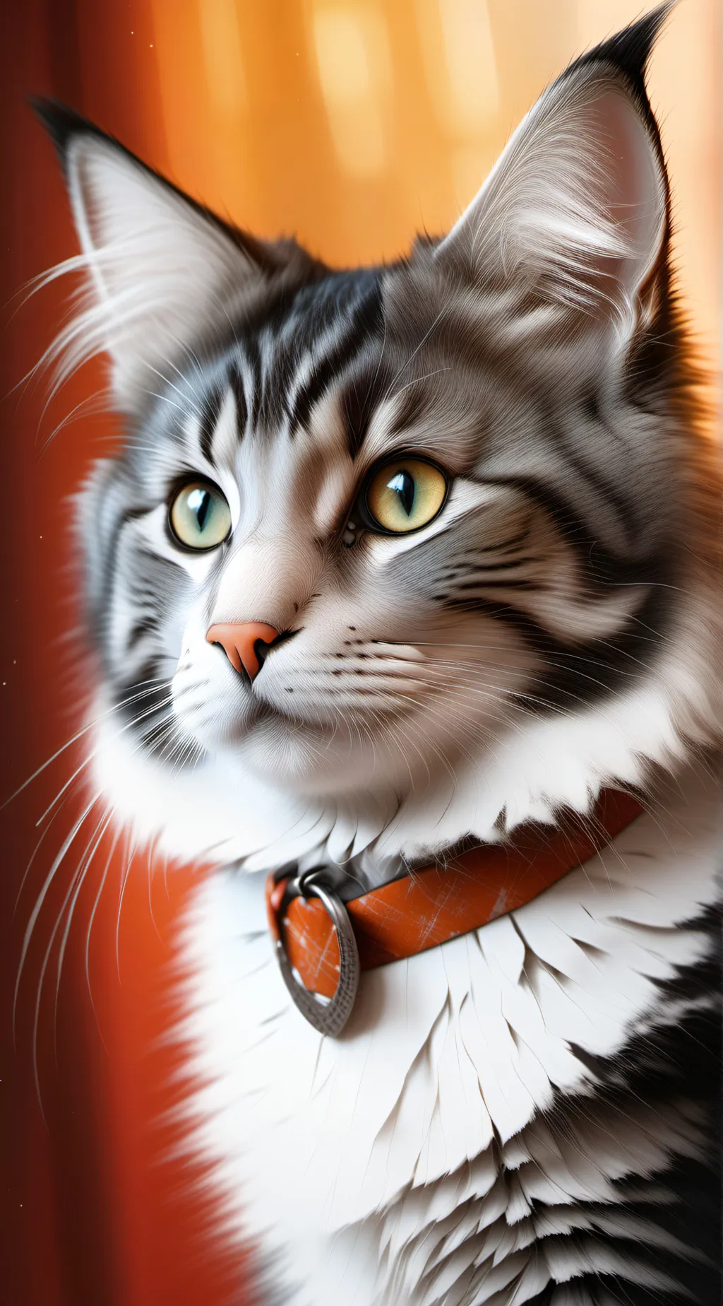 ai character: my cat Oreo background
