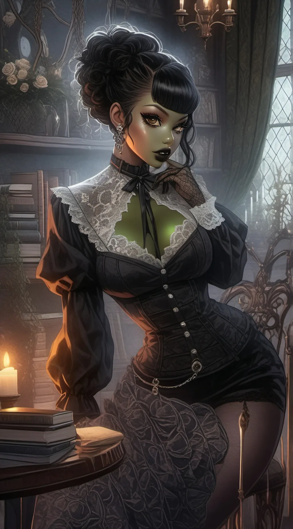 ai character:  Evelyn background