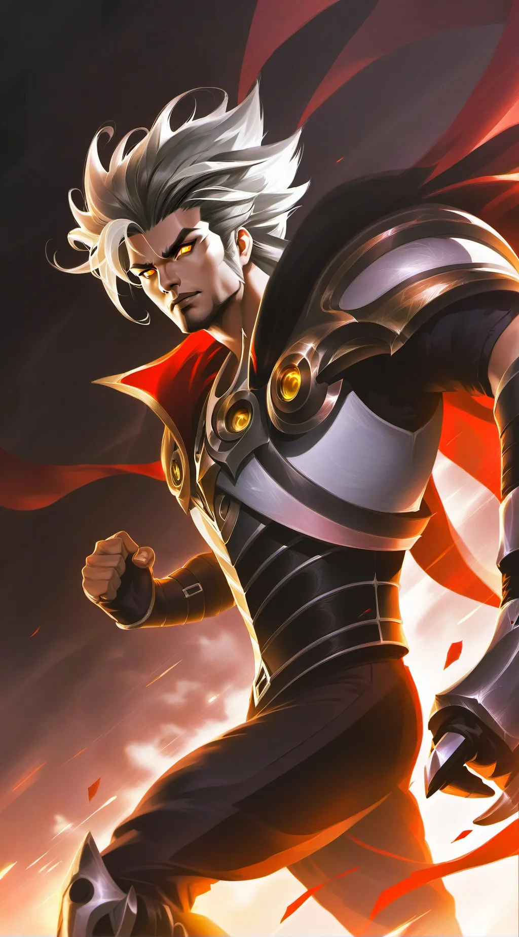 ai character: ALLMIGHT!🦸🏽‍♂️ background