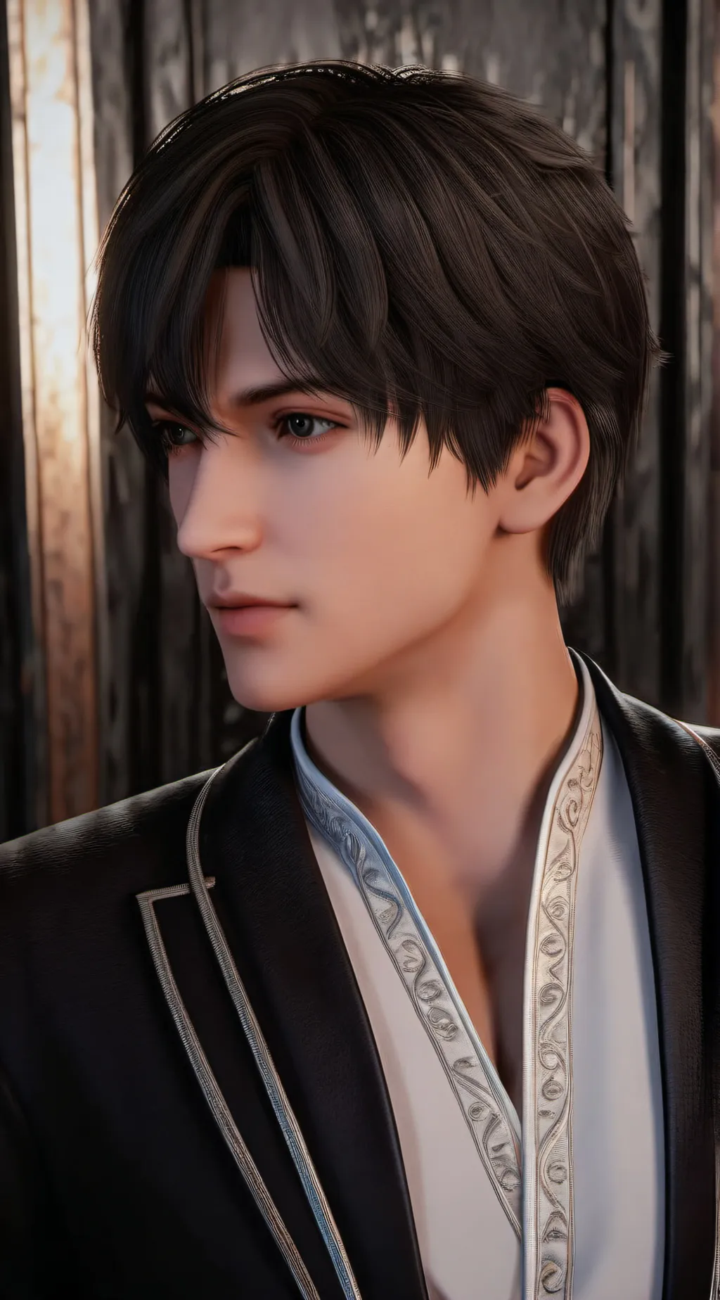 ai character: Justin Dhi background