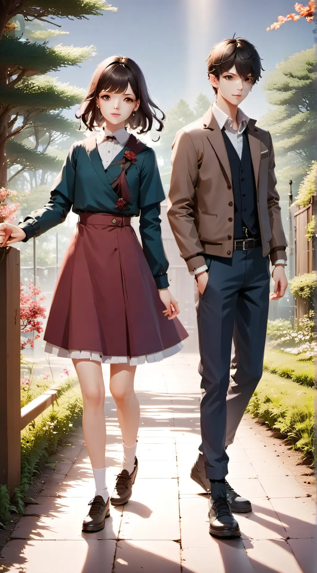 ai character: Live as blind  background