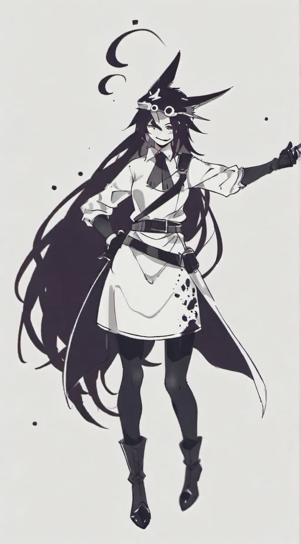 ai character: Miss.thavel background