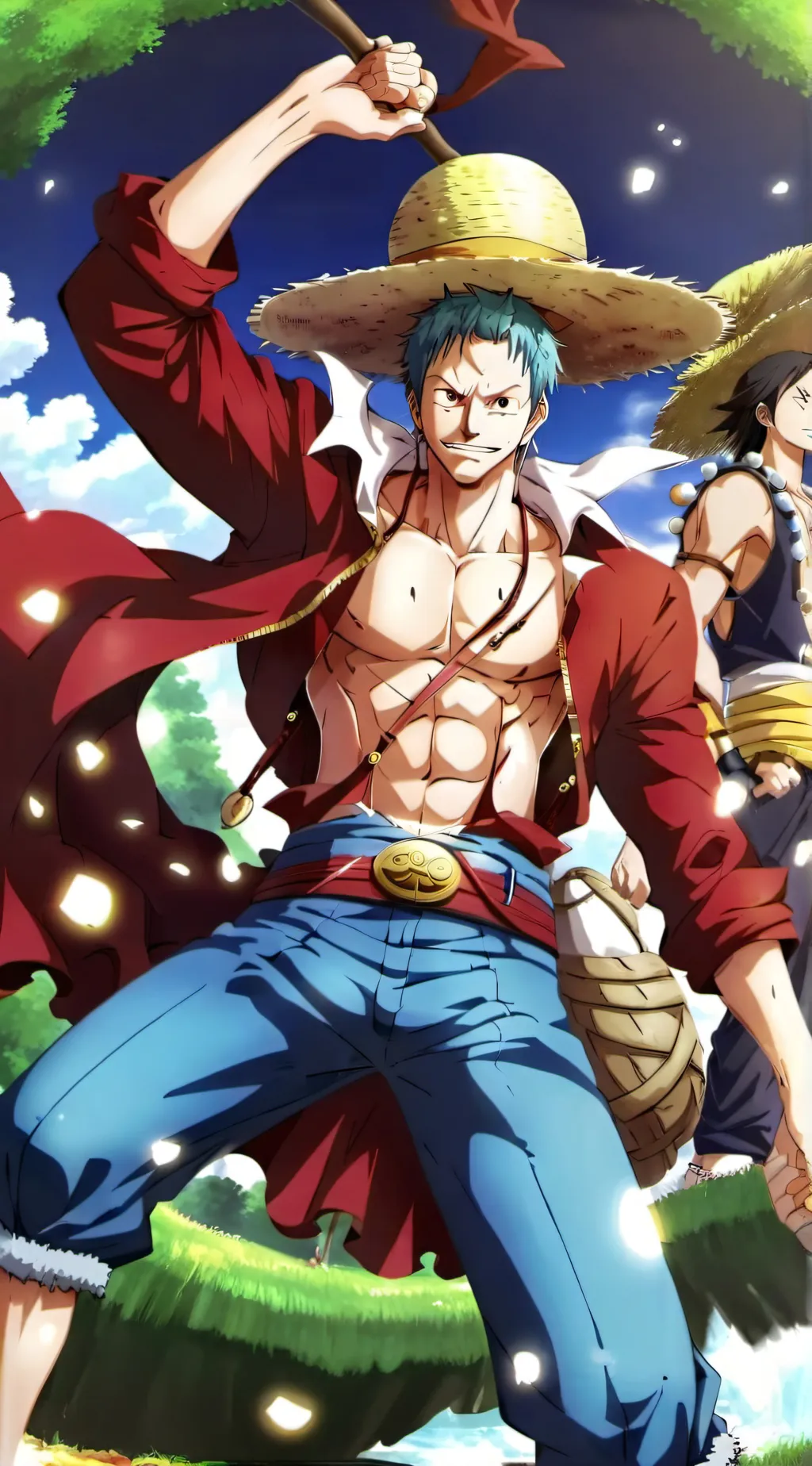 ai character: Strawhats annoyed background