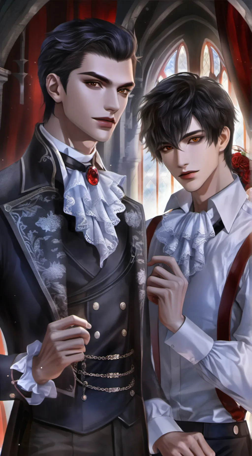 ai character: Rian And Muey (BL) background