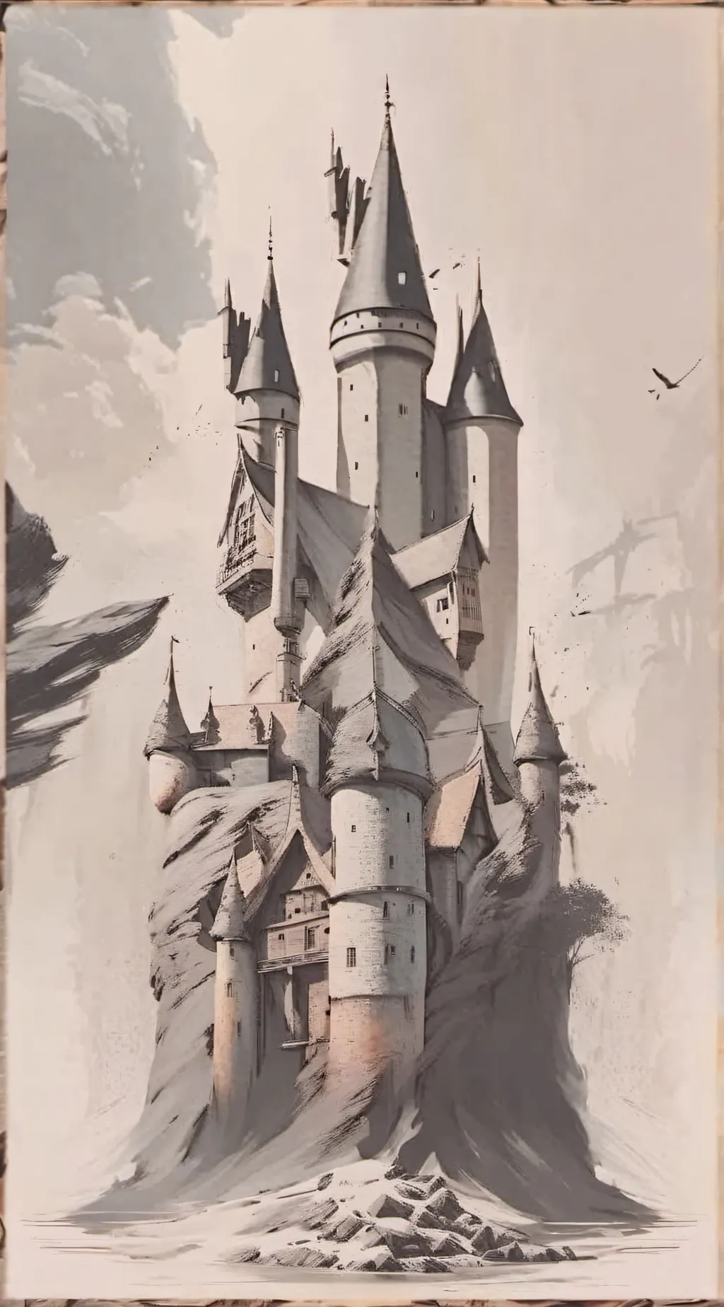 ai character: Hogwarts  background