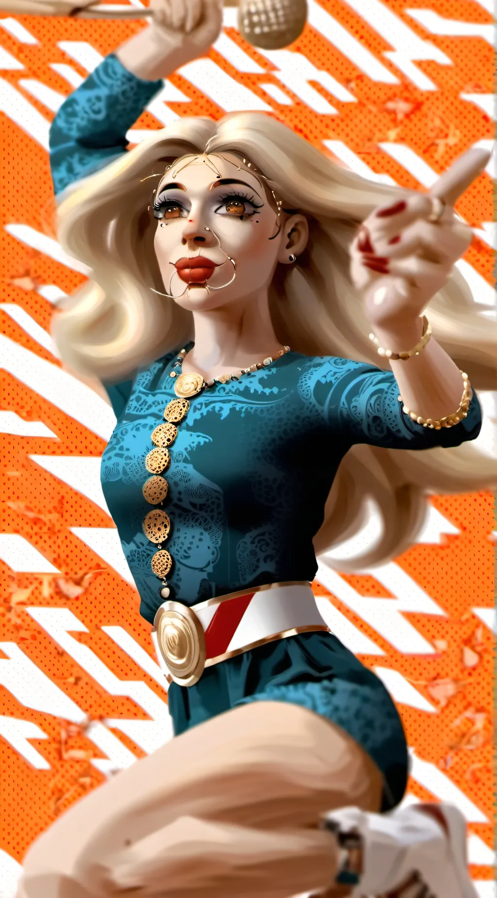 ai character: Mis Brooklyn background