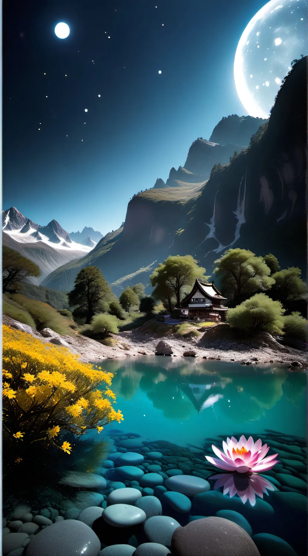 ai character: The Path of Peace. background