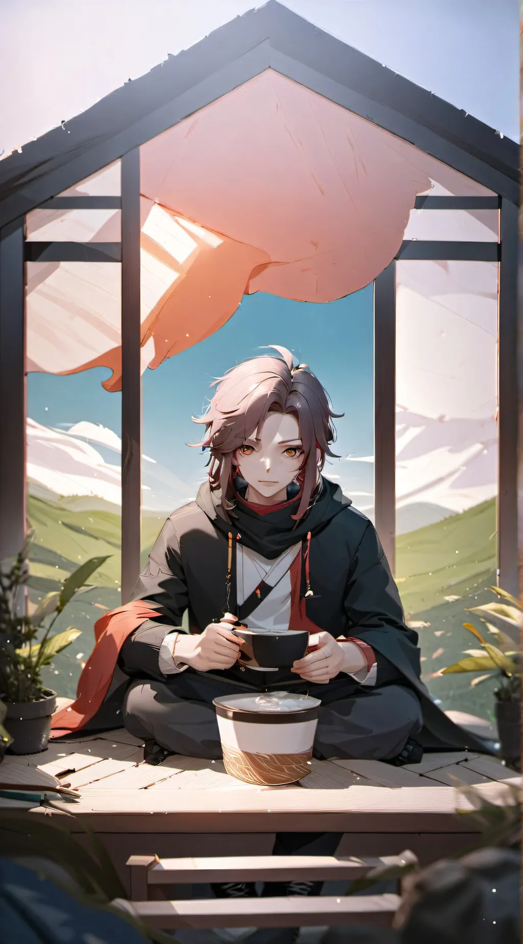 ai character: Mia  background