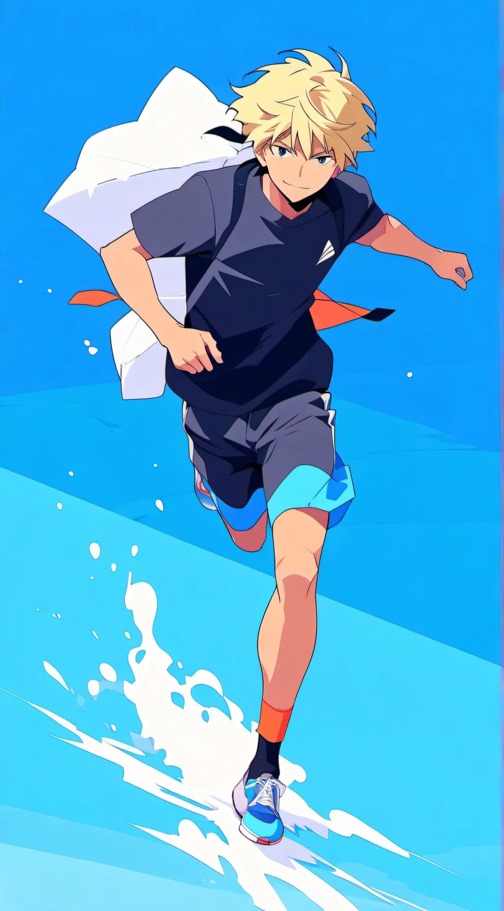 ai character: Katsuki Bakugo  background