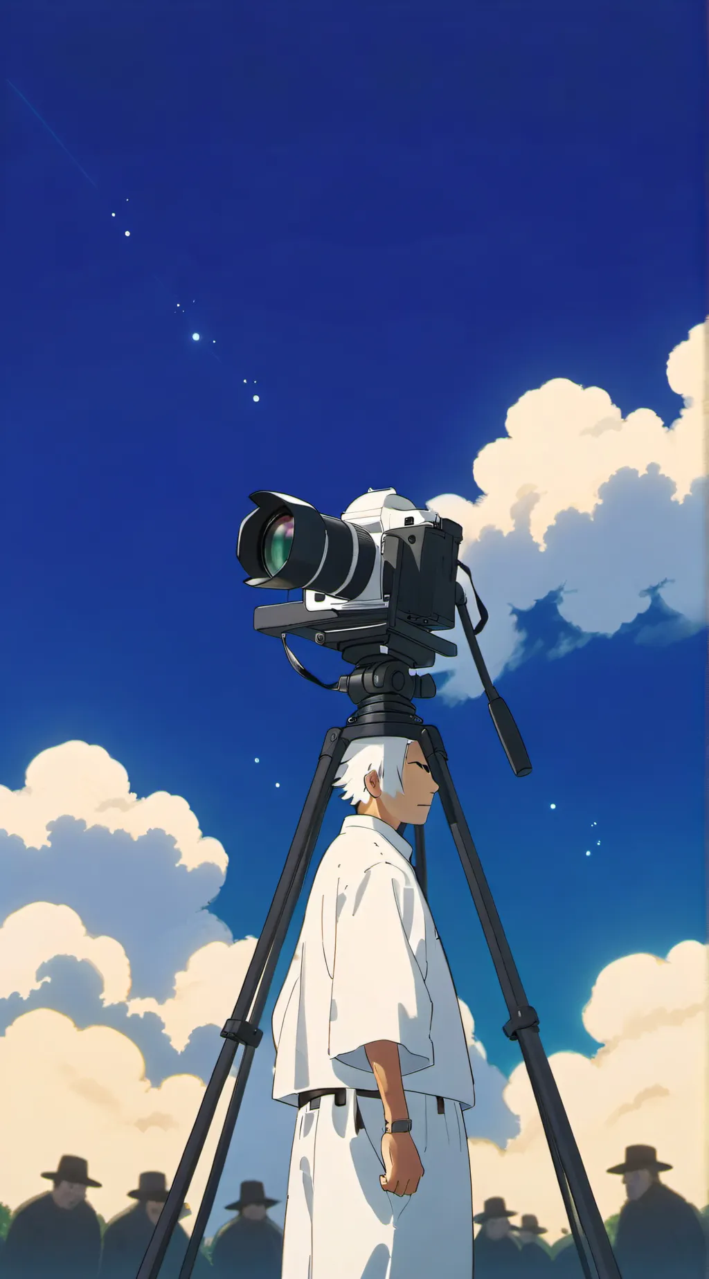 ai character: Tiny UTS tiny UTC background