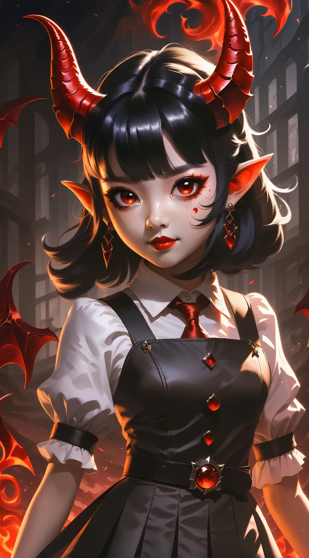 ai character: Liliiana  background