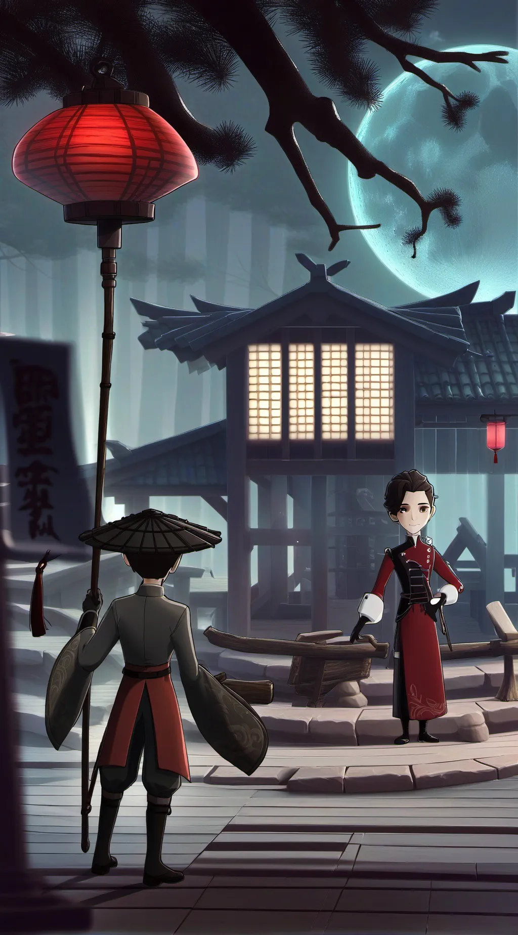 ai character: Funnel family  background