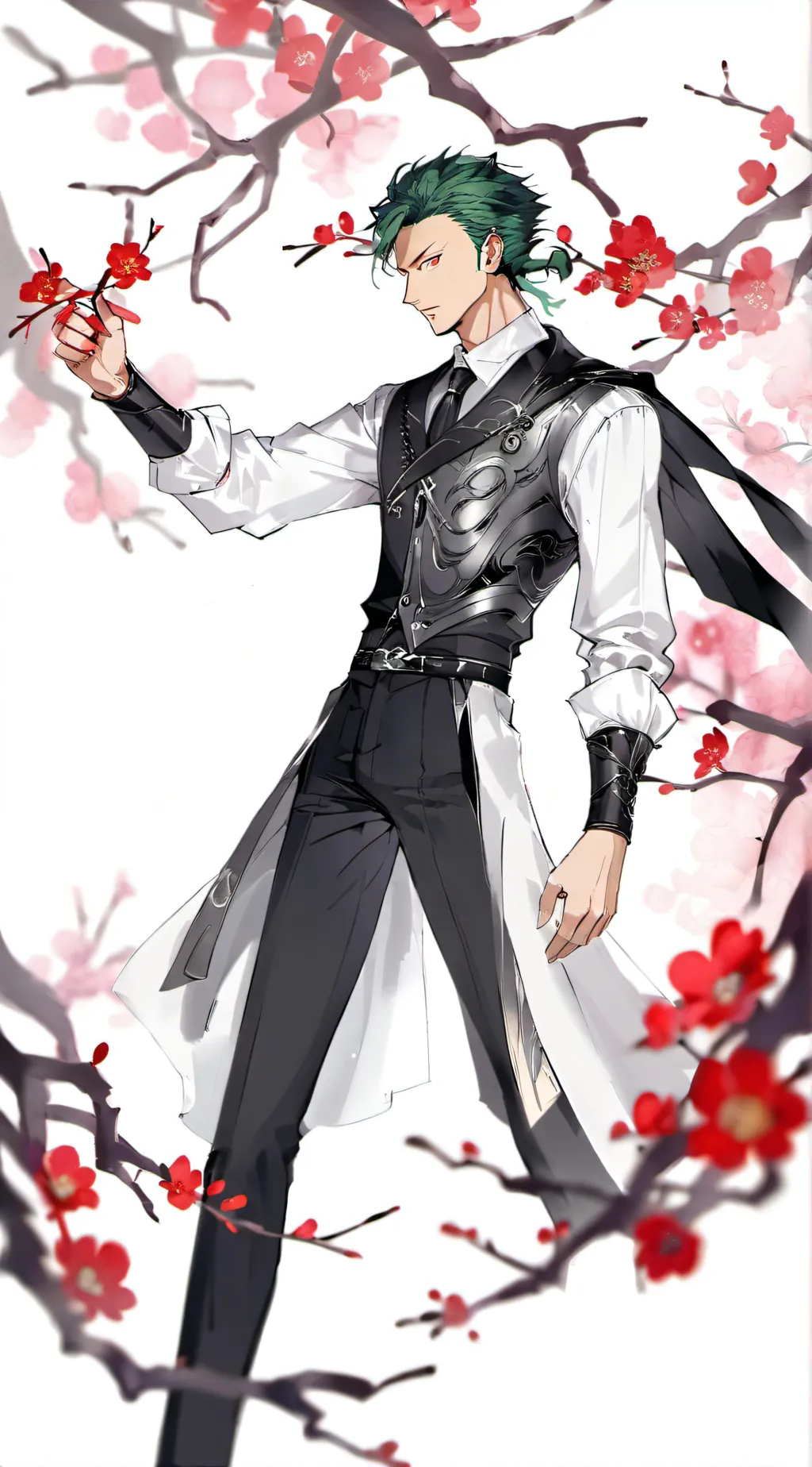 ai character: zoro background