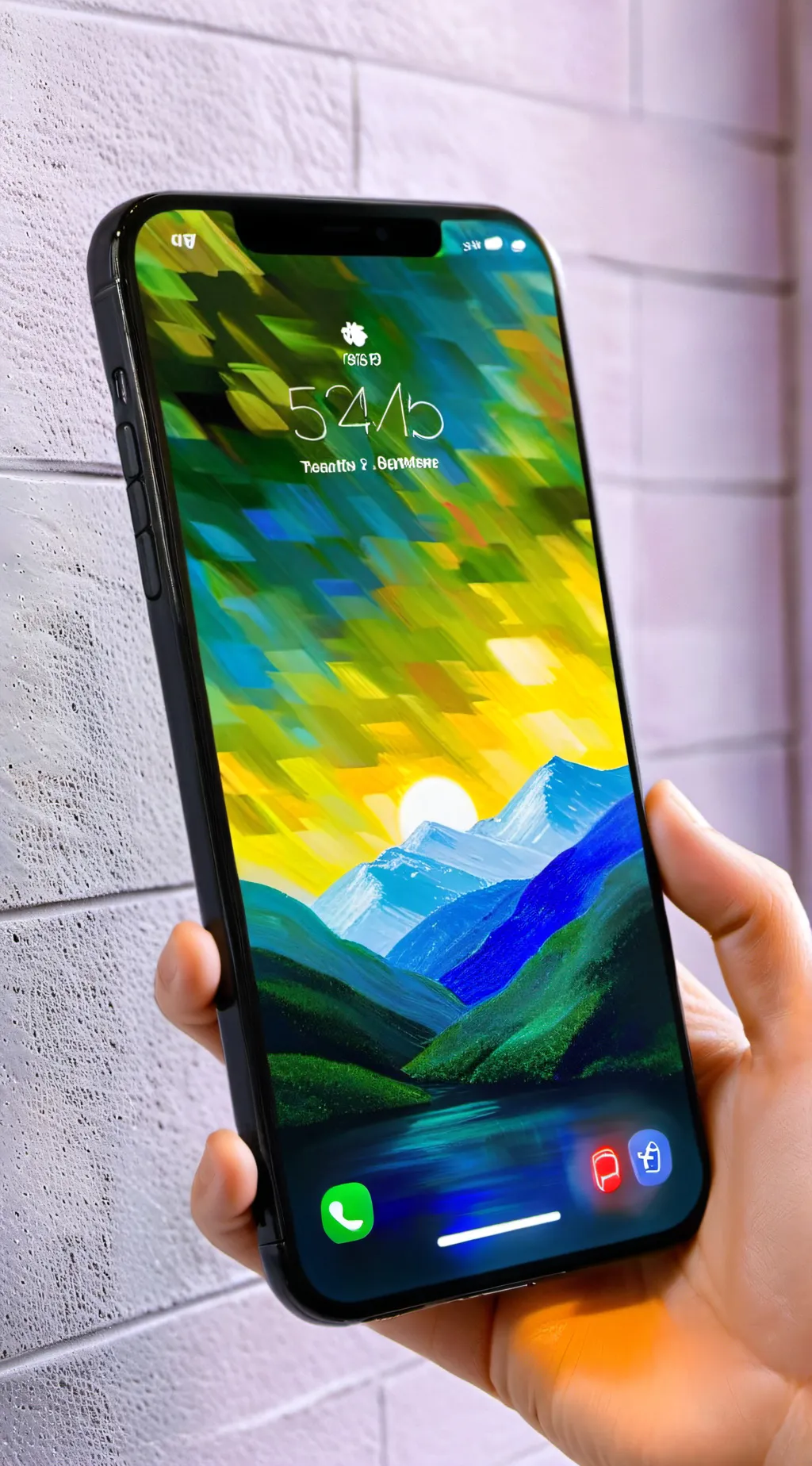 ai character: iPhone 16 background