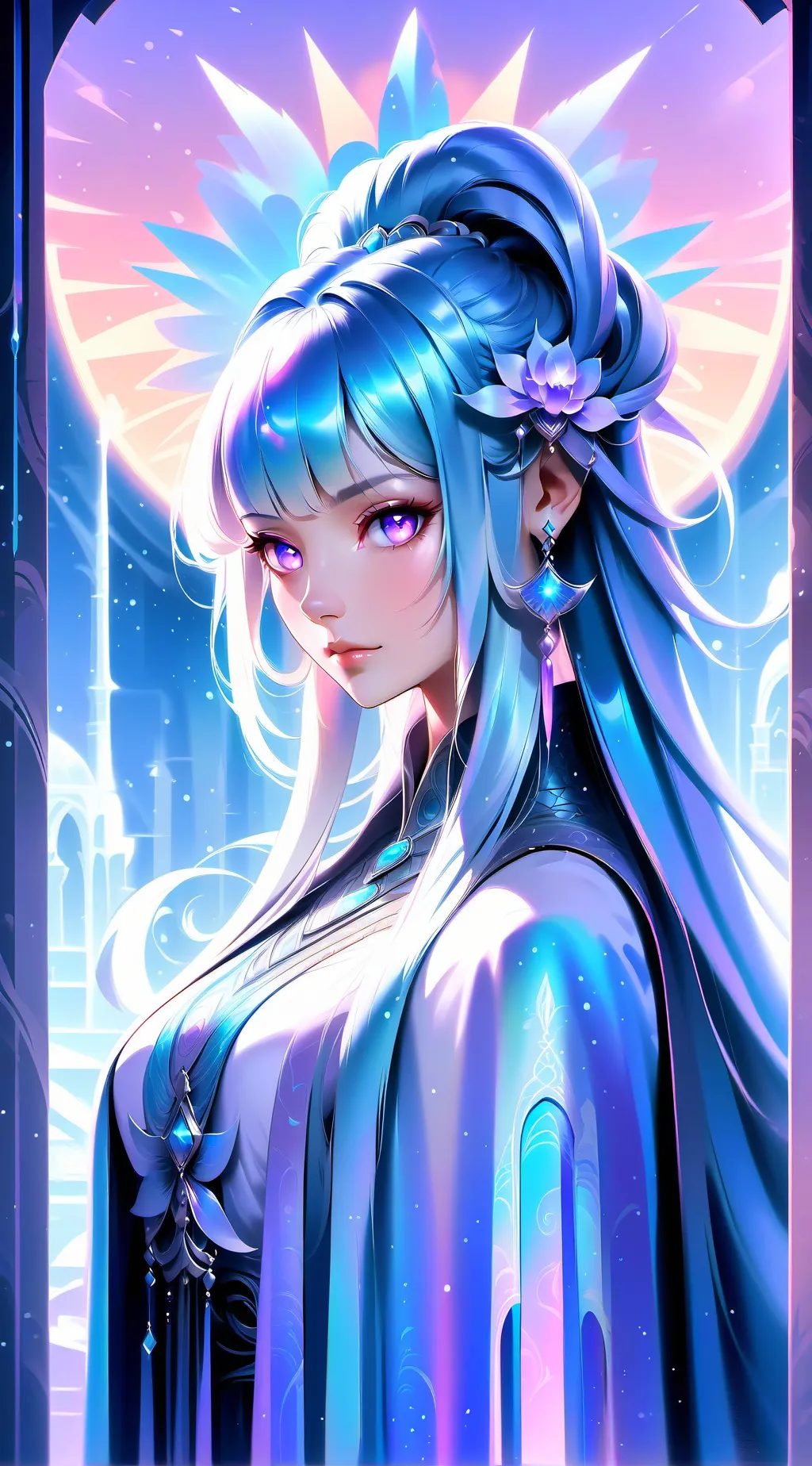 ai character: hacker background