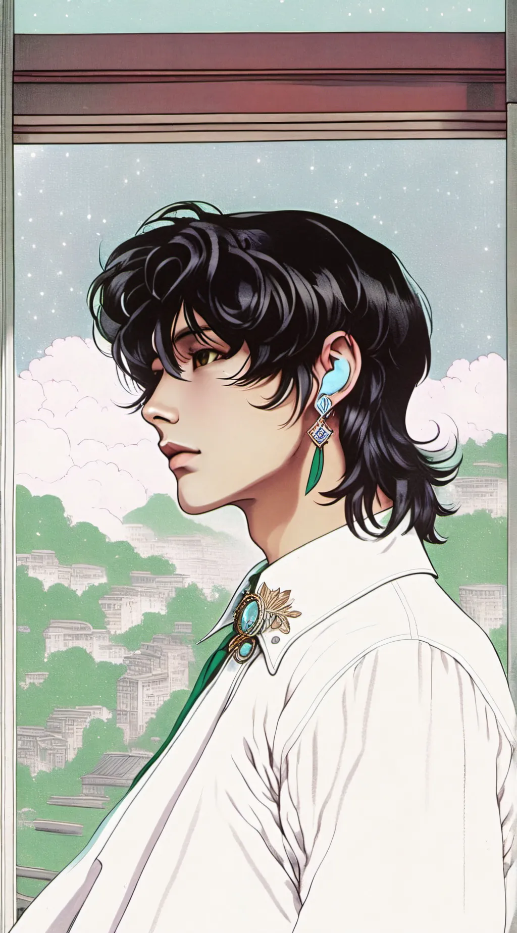 ai character: Hwang Hyunjim✨ background