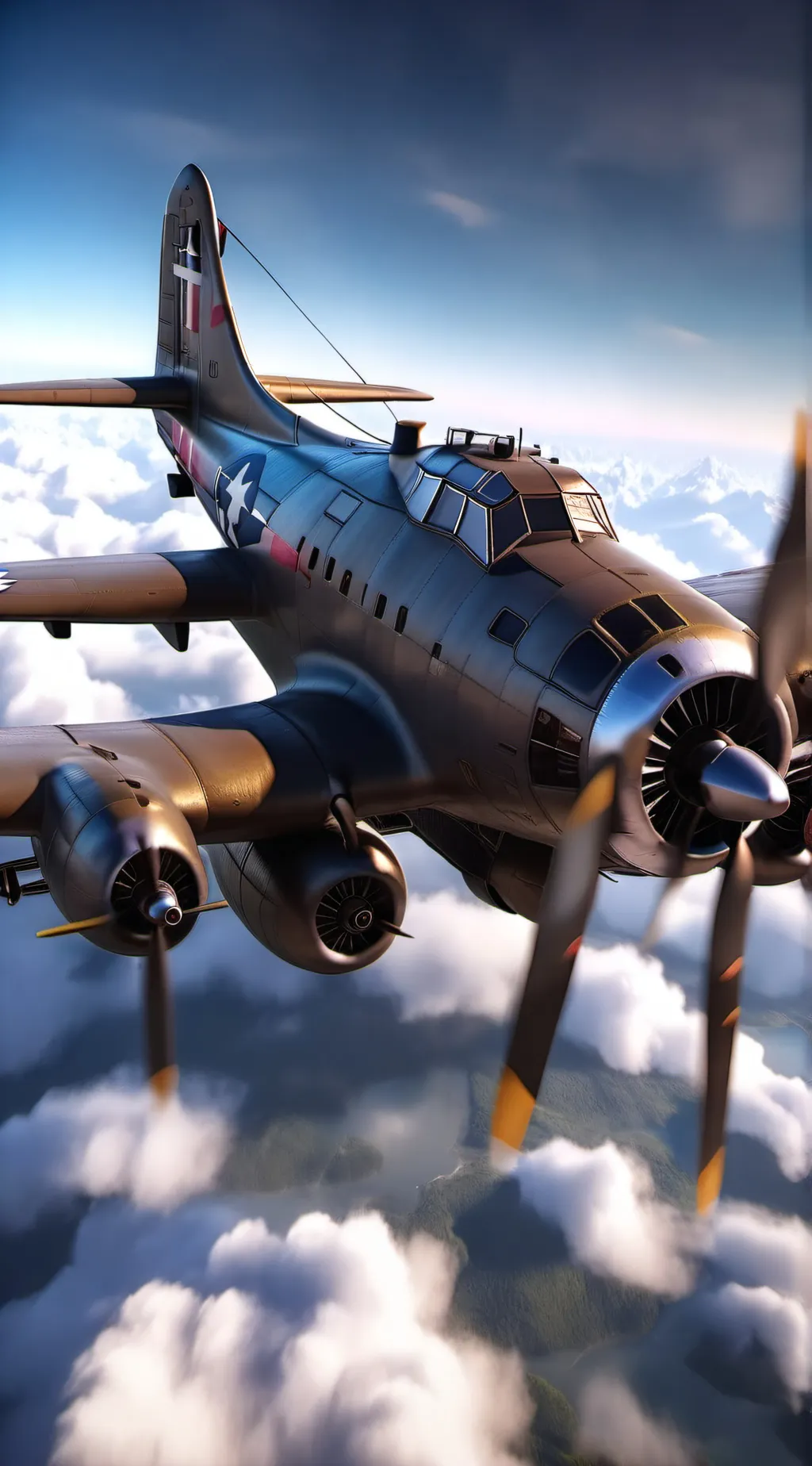 ai character: B-17 background