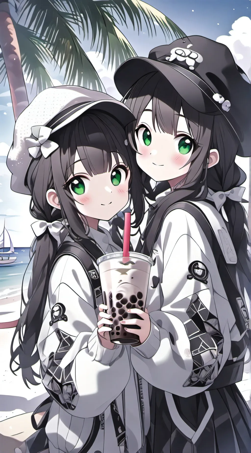 ai character: Ella and Emma background