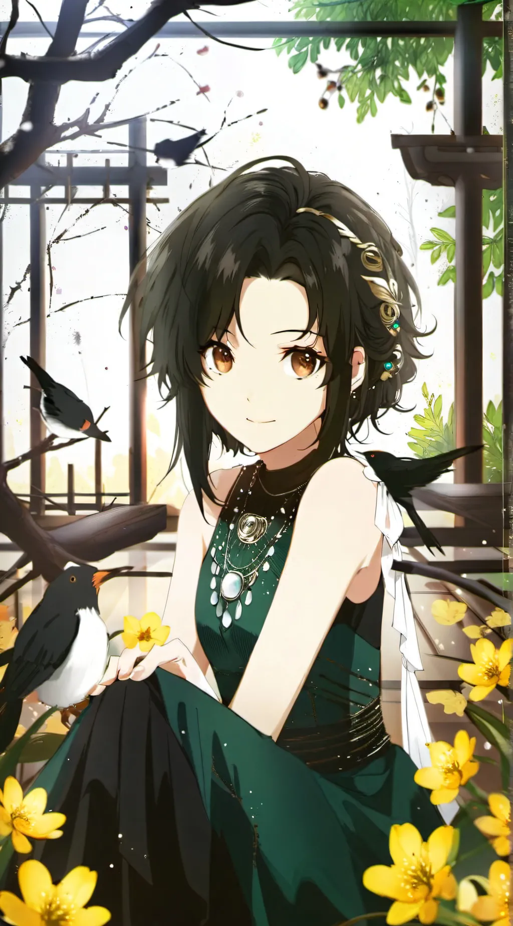 ai character: Mai zen'in background