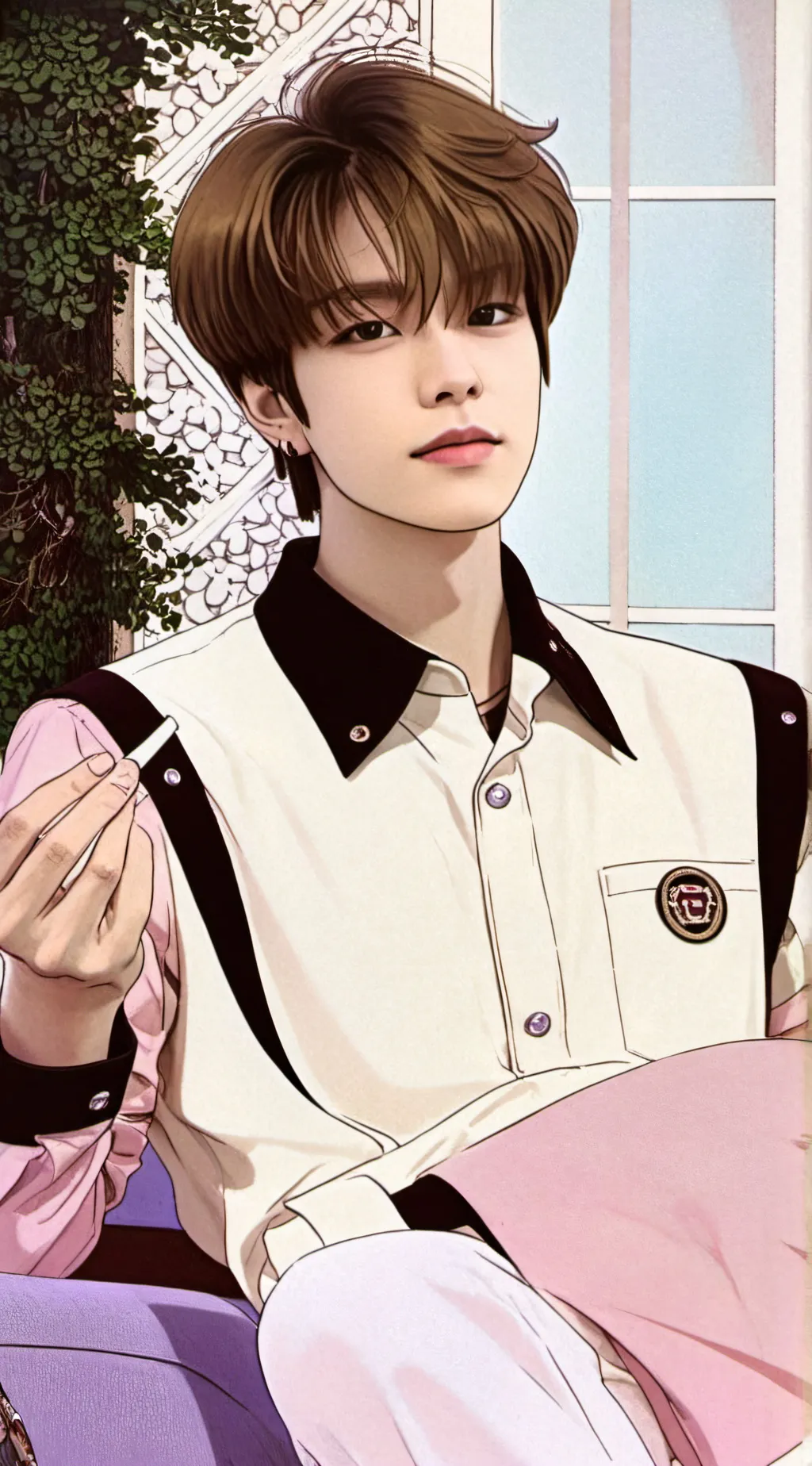 ai character: Seungmin  background