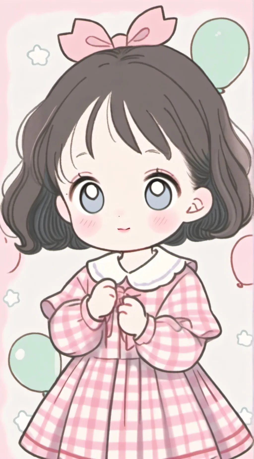 ai character: Chloe 1 yrs old  background