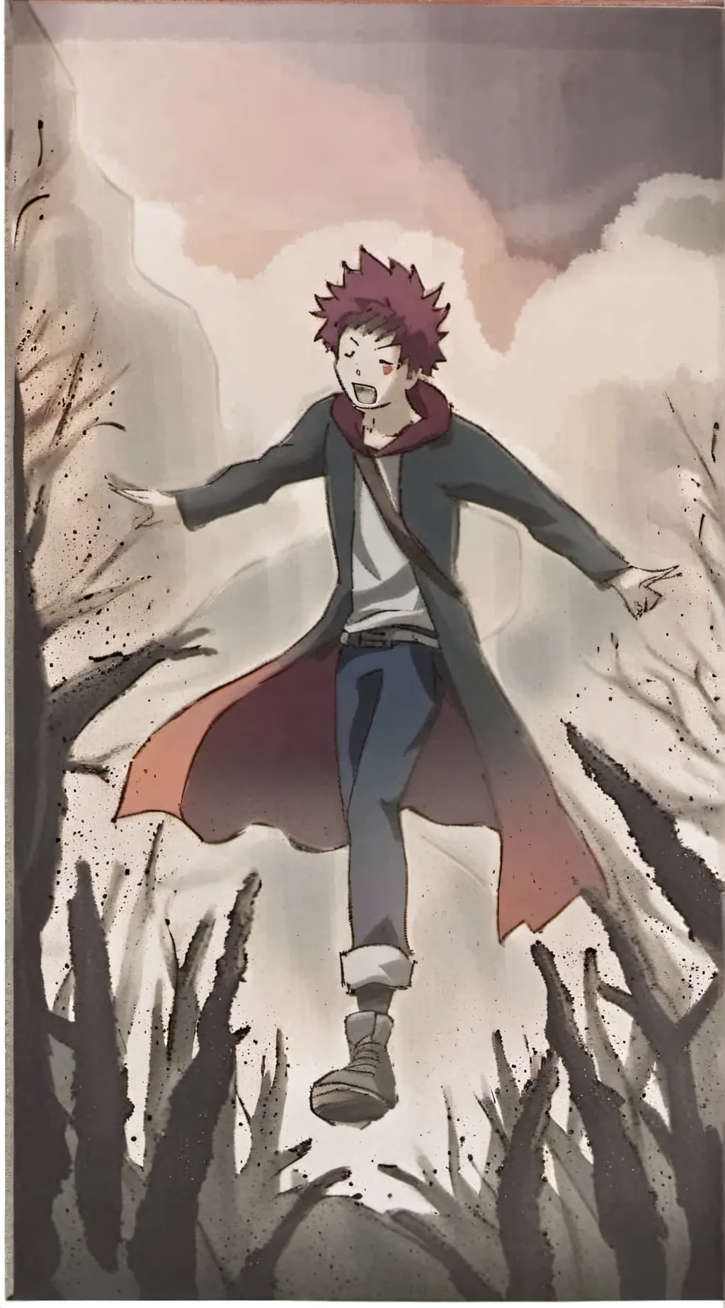 ai character: Bakugo  background