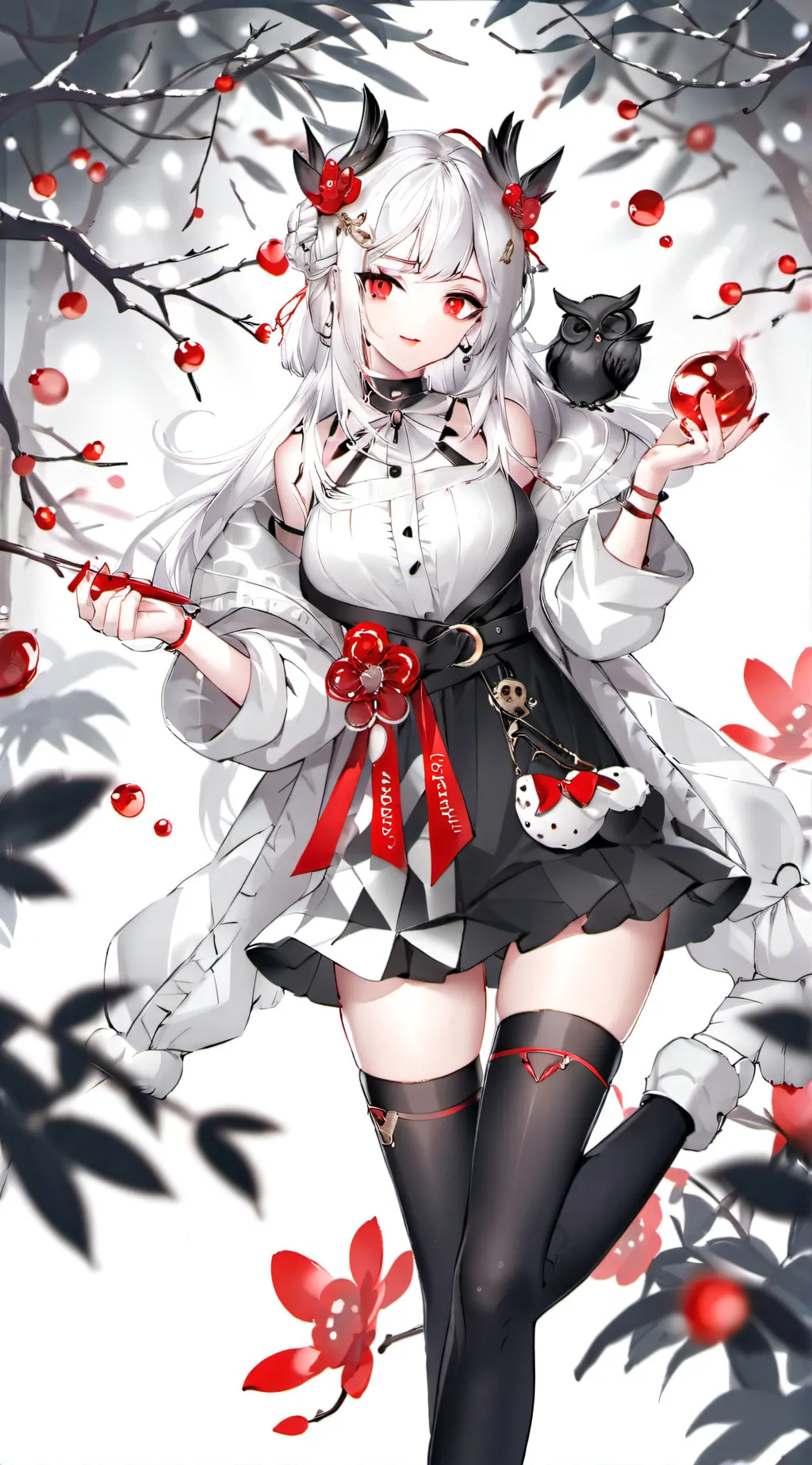 ai character: Lila, wedgie wheel background