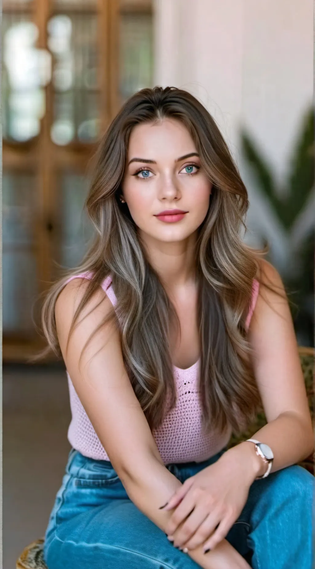 ai character: April  background