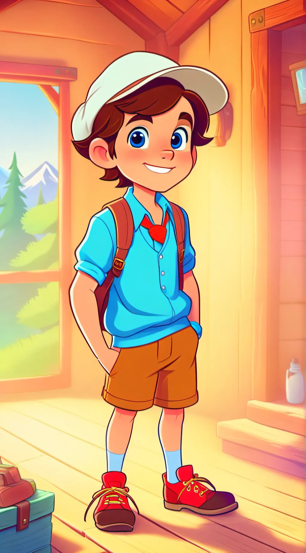 ai character: dipper background