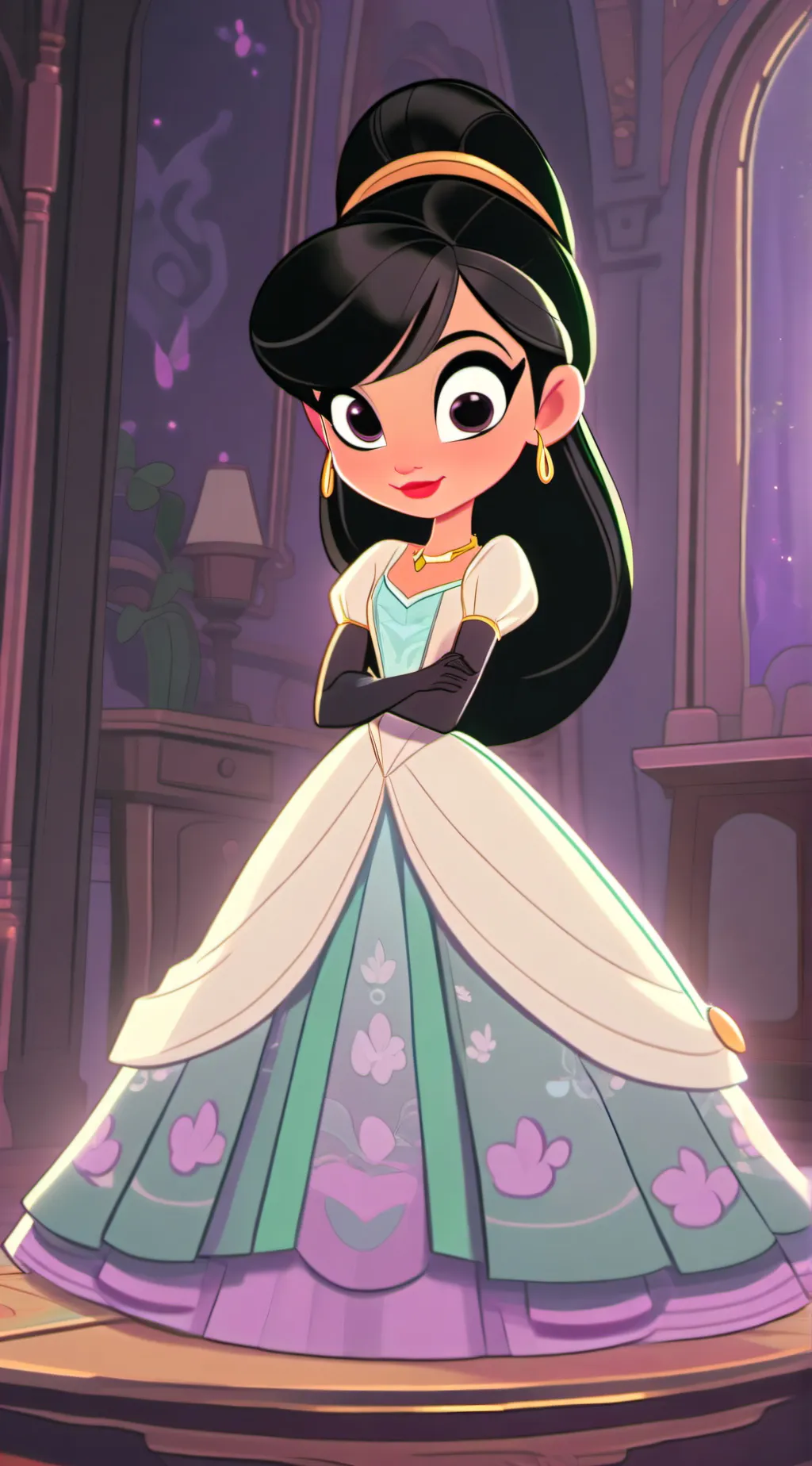 ai character: elsa background