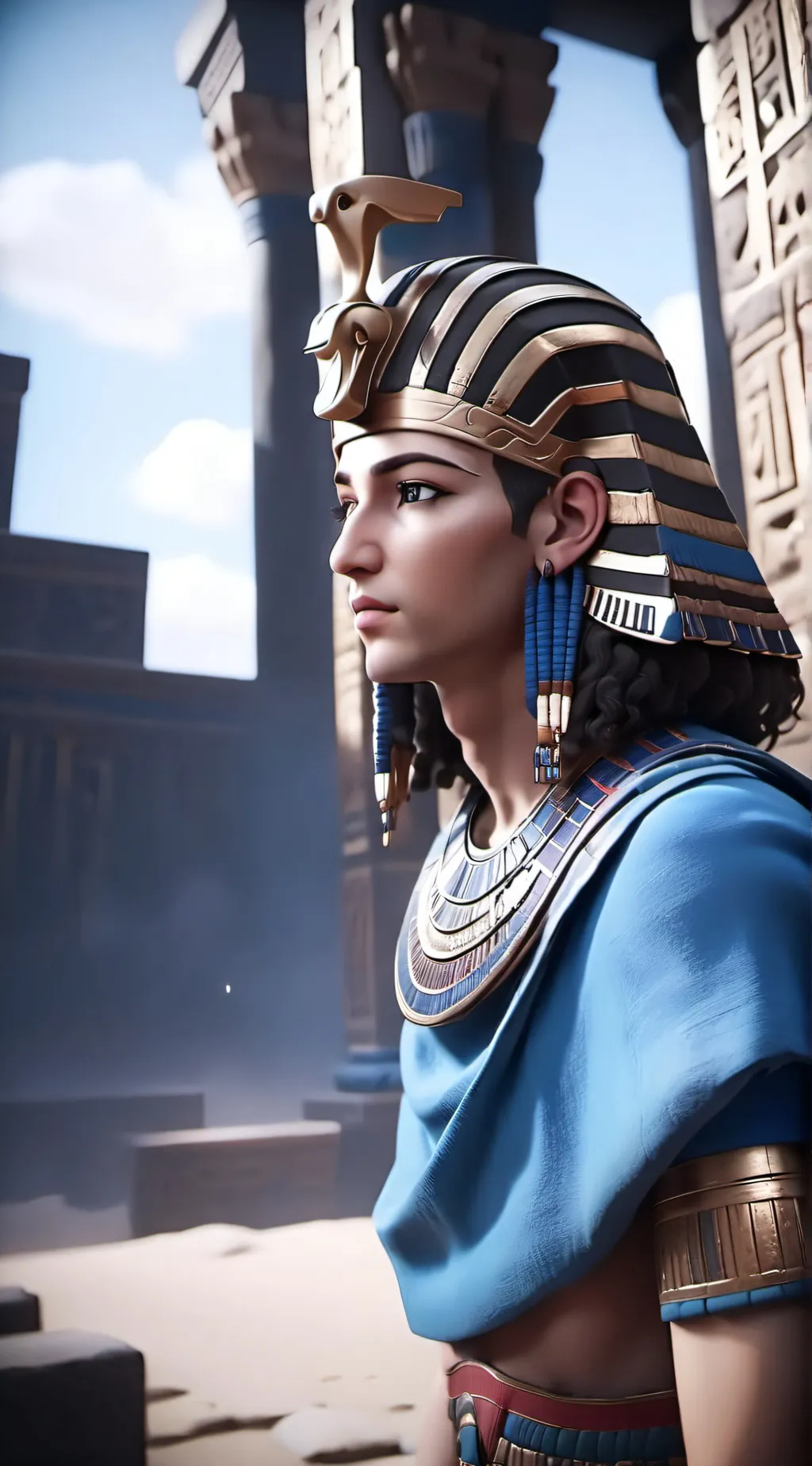 ai character: Ancient Egypt background