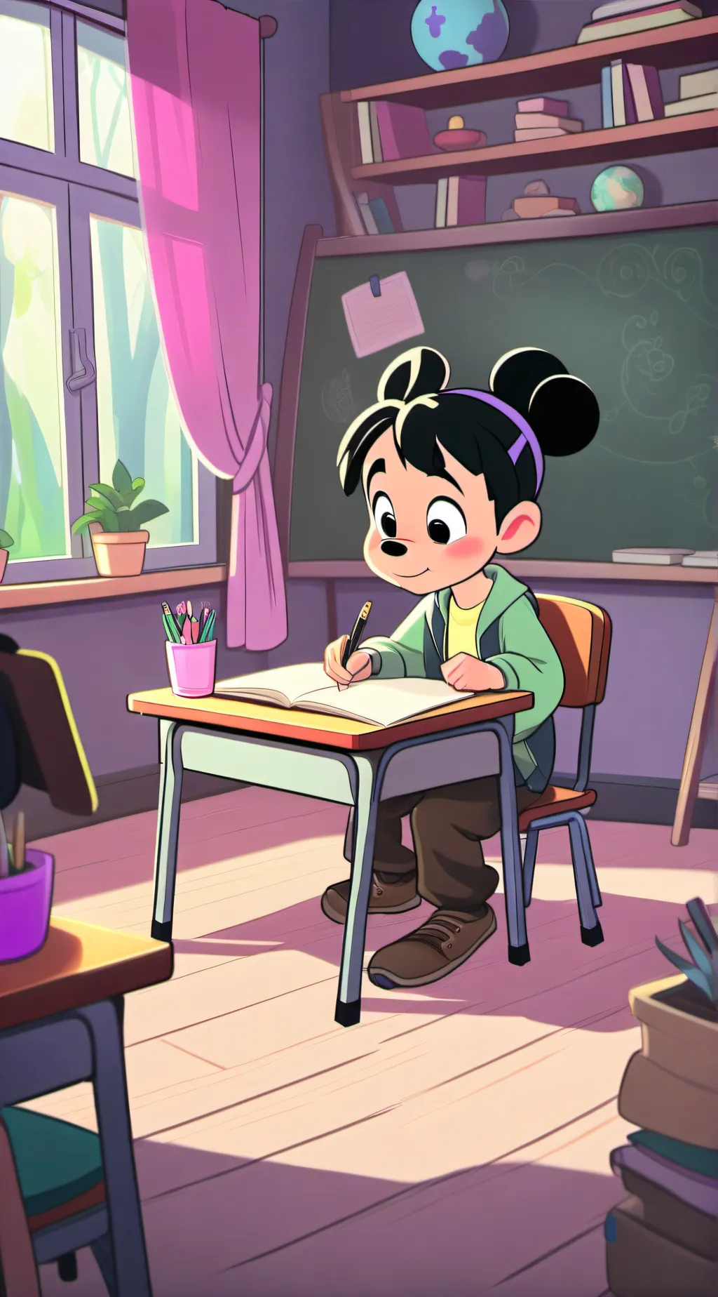 ai character: mha hostage... background