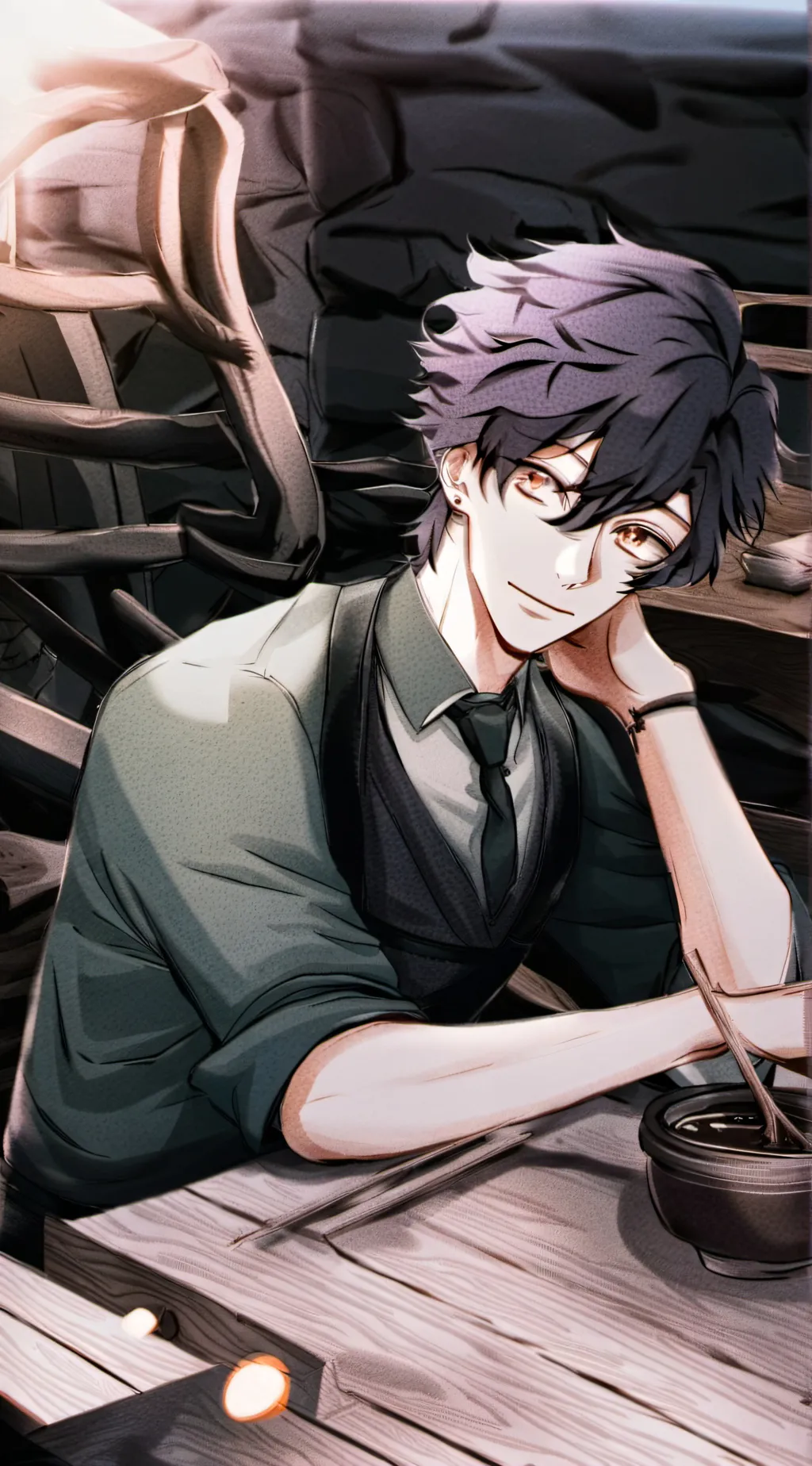 ai character: 𝙼𝚊𝚛𝚔❤️‍🩹 background