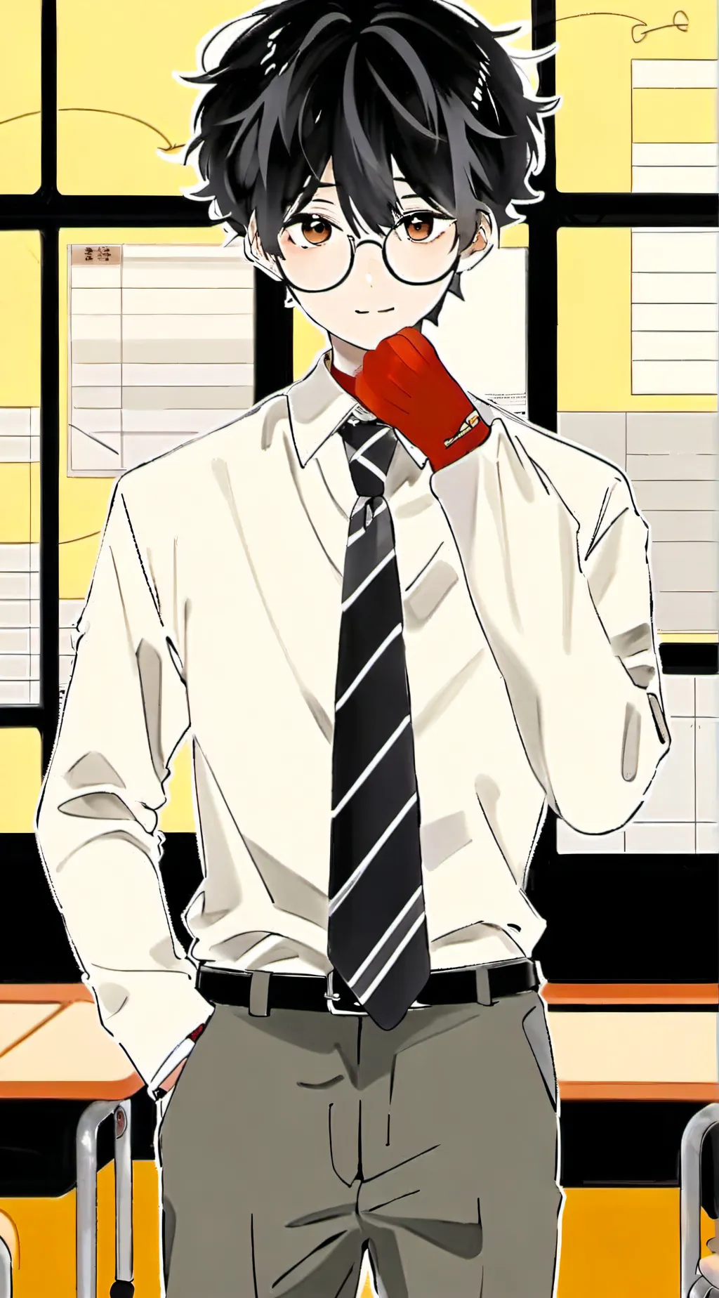 ai character: Neo background