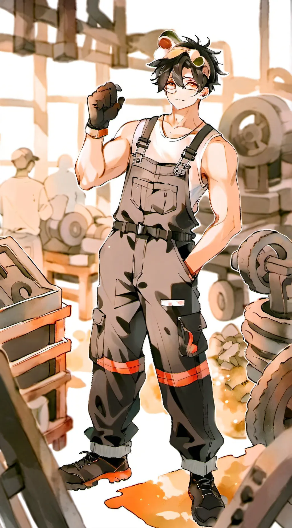 ai character: Brock background